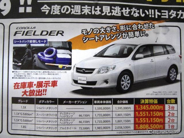 【週末の値引き情報】アウトバック 新型など---SUV ＆ RV