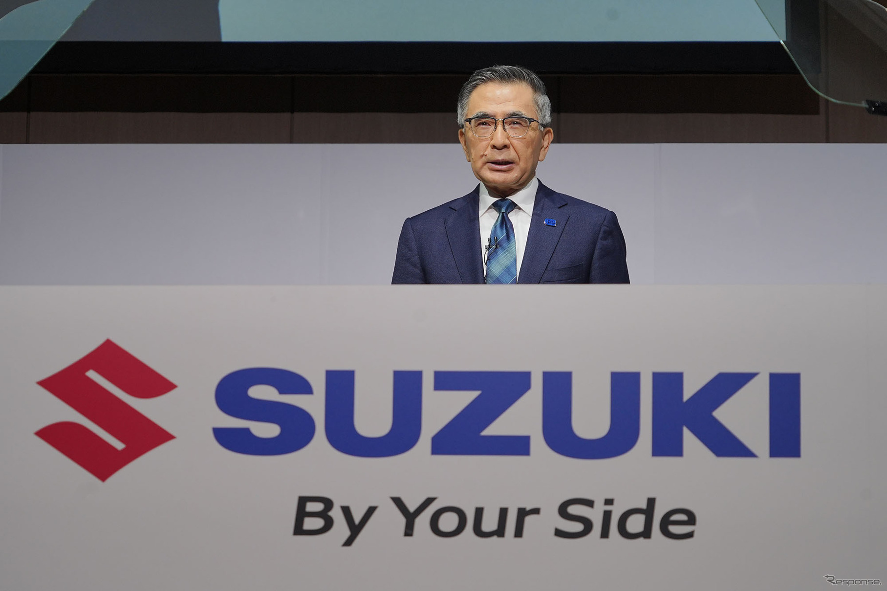 スズキ鈴木俊宏社長（eビターラ発表会）