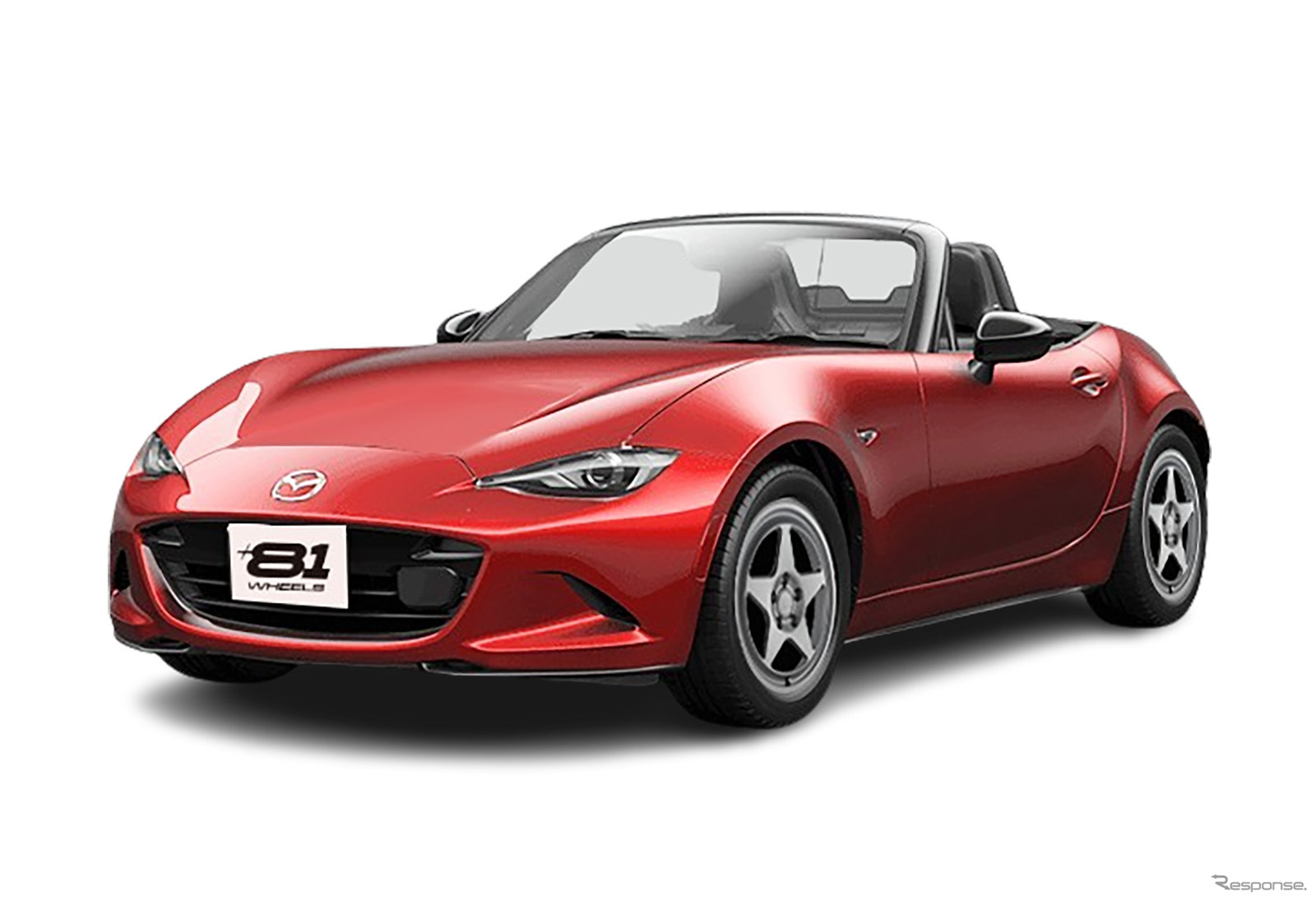 阿部商会「ラ・ストラーダ」ブランドの新型ホイール「+81Wheel」マツダ・ロードスター装着例