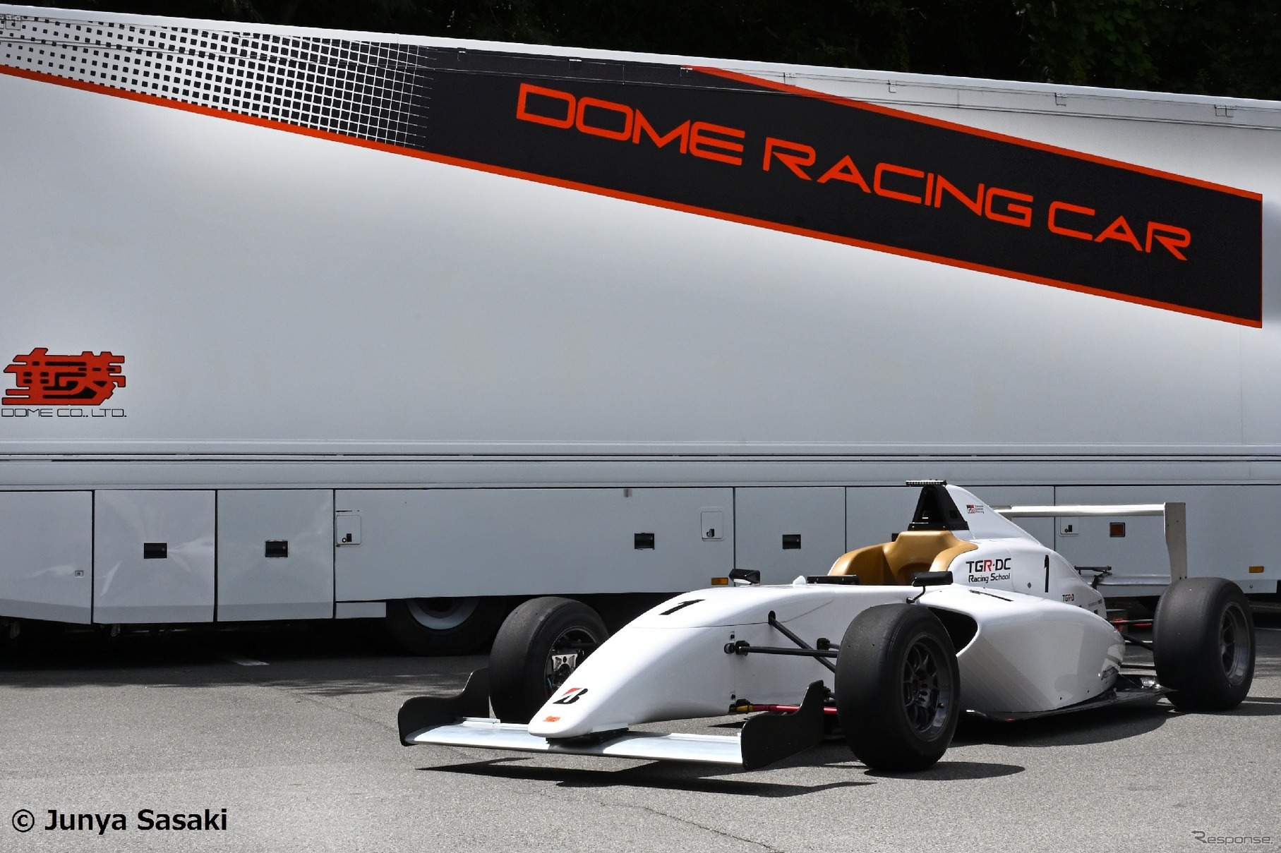 「DOME F110」をベースとした童夢製フォーミュラレーシングカーがTGR-DCレーシングスクール車両に