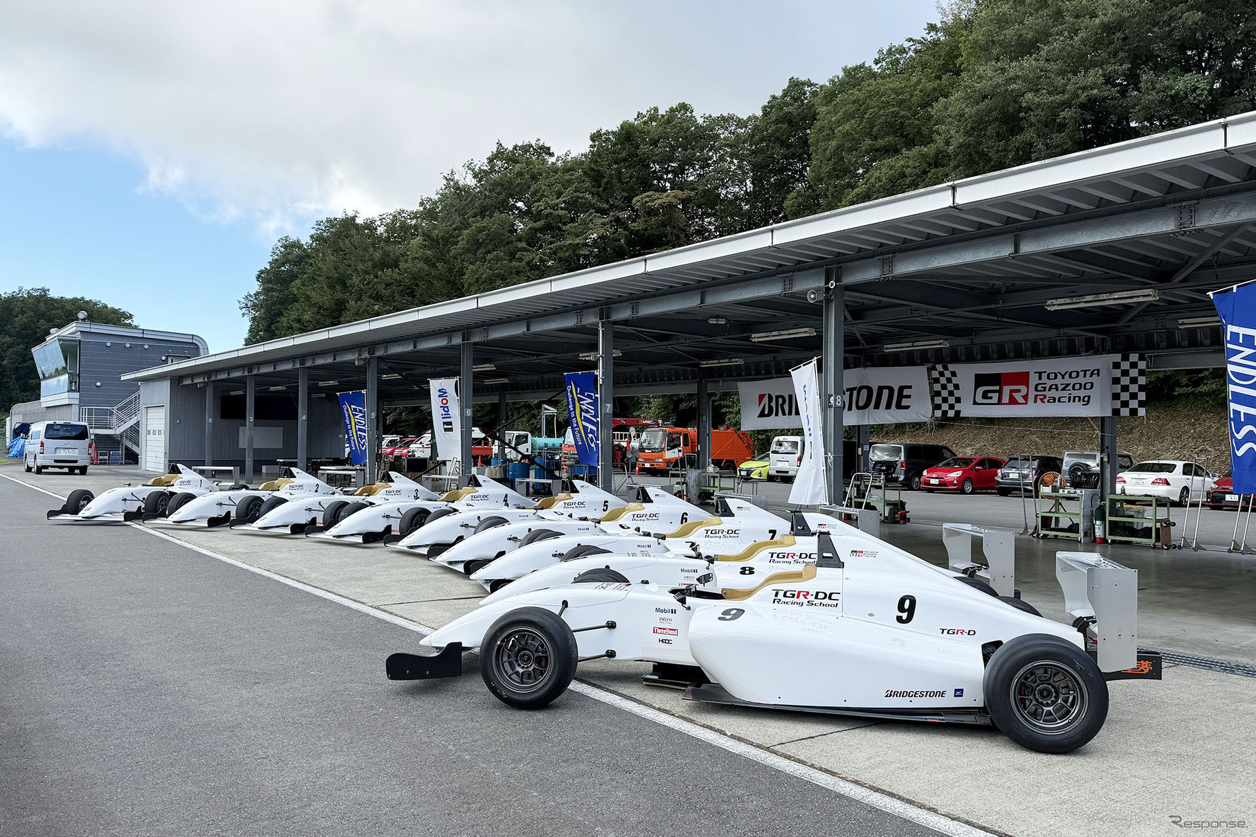 「DOME F110」をベースとした童夢製フォーミュラレーシングカーがTGR-DCレーシングスクール車両に