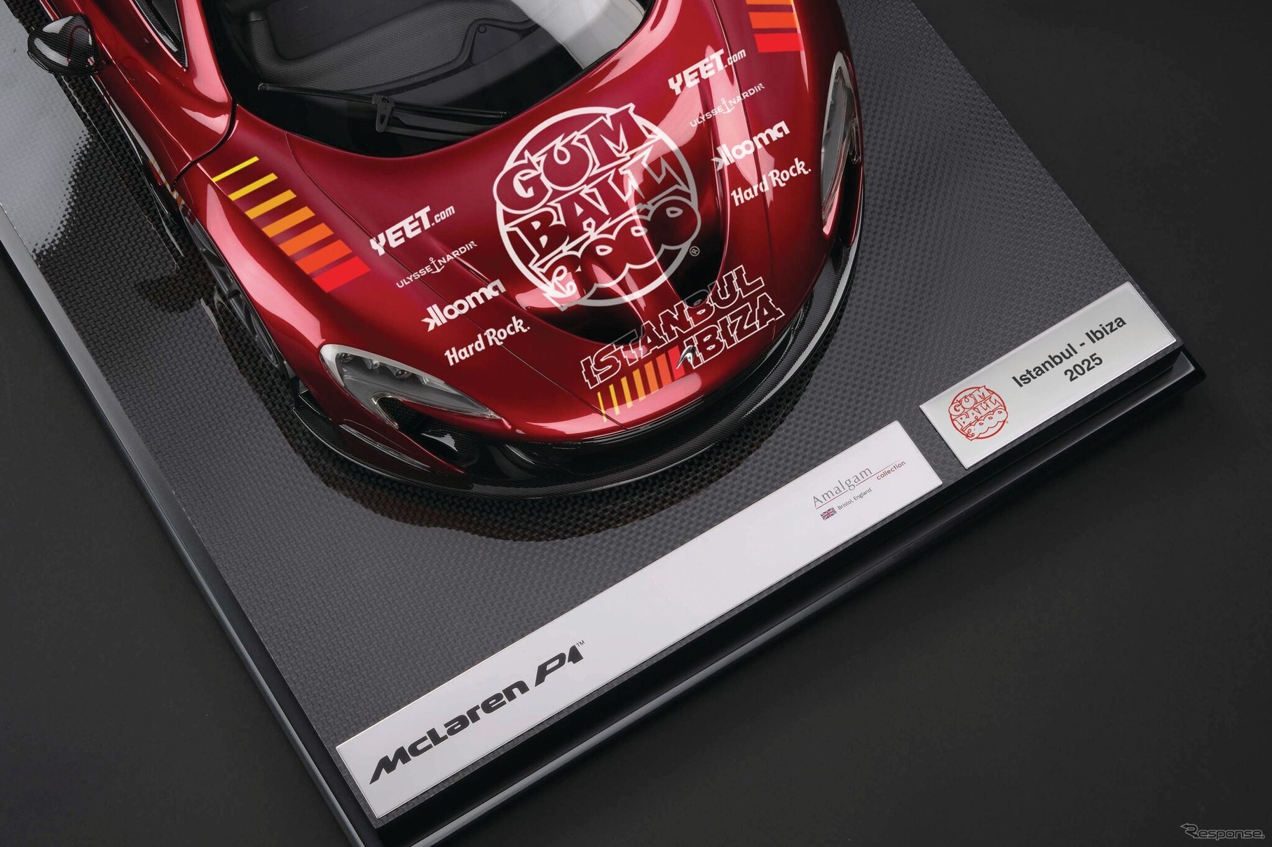 マクラーレンP1の「Gumball 3000」参戦車両のモデルカー