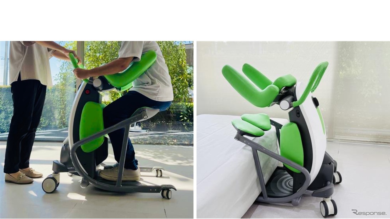 ジヤトコの移乗機構付き車いす「Lifmy（リフミィ）」