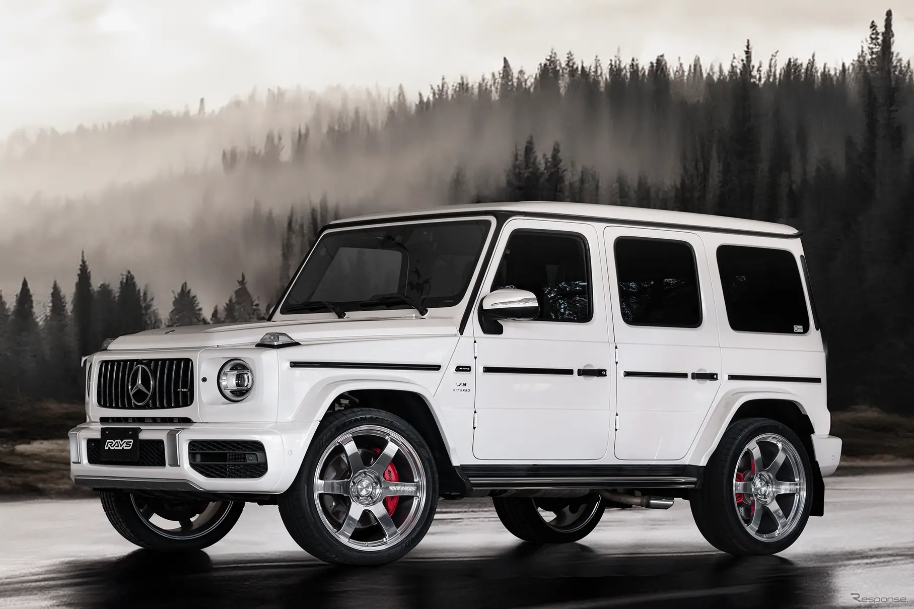 レイズ TE37GC A.S.T.クリスタルバフ × Mercedes Benz AMG Gclass
