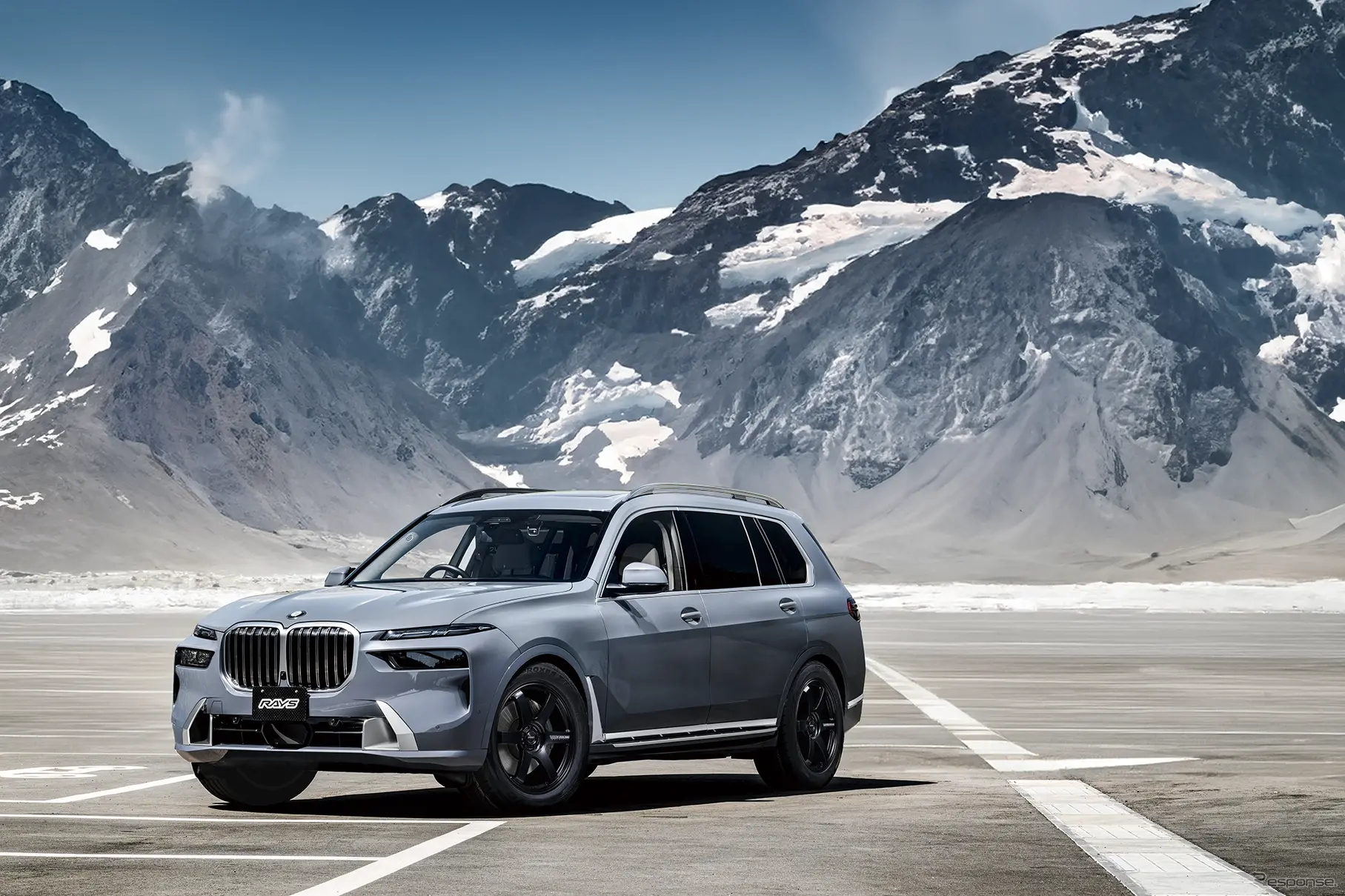 レイズ TE37GC セミグロスブラック × BMW X7