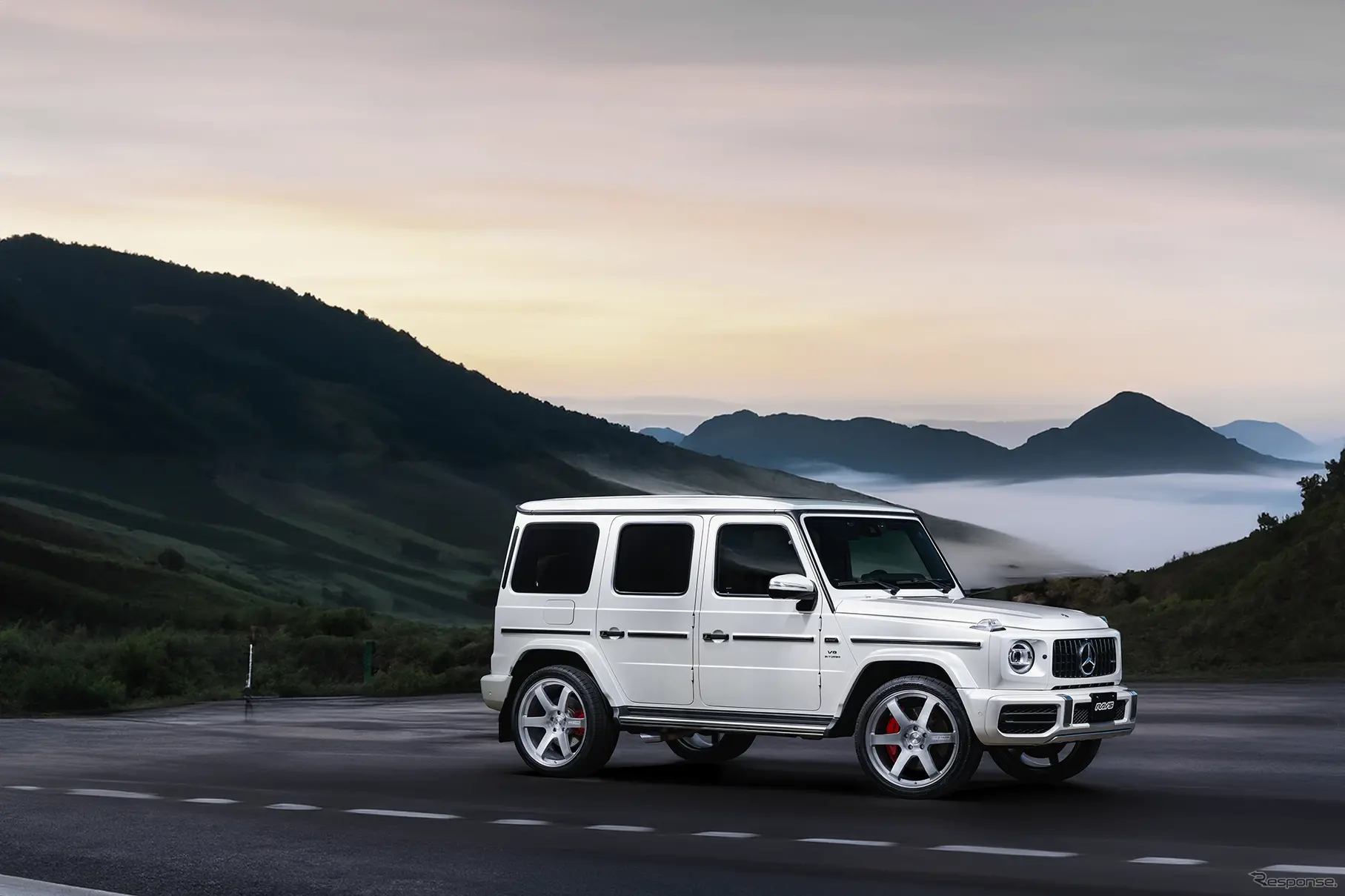 レイズ TE37GC A.S.T.クリスタルブラッシュド × Mercedes Benz AMG Gclass