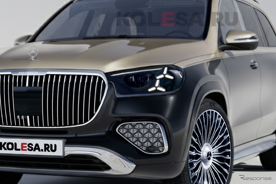 メルセデス・マイバッハ GLS600 改良新型の予想CG