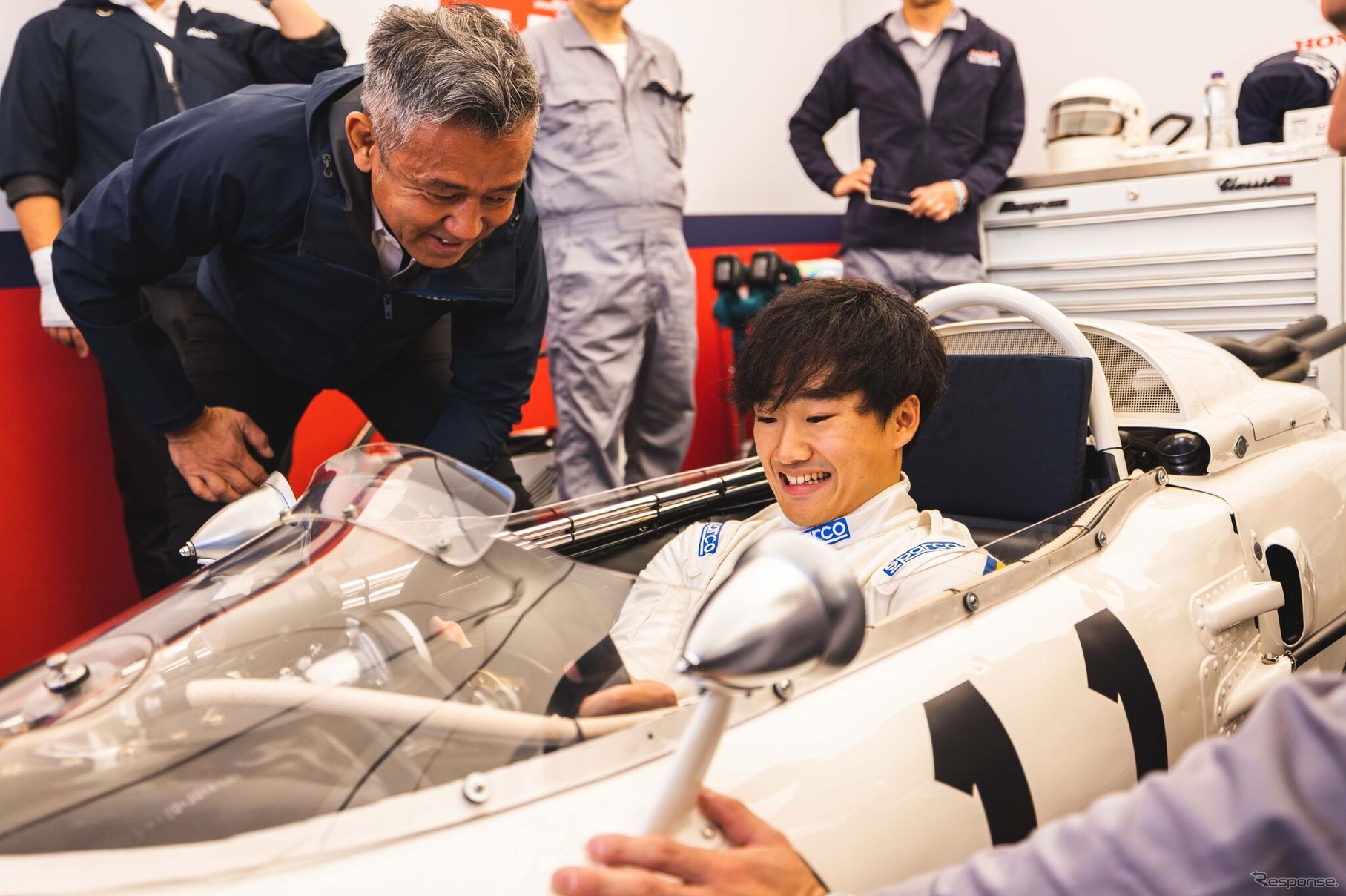 ホンダ「RA272」と角田裕毅選手