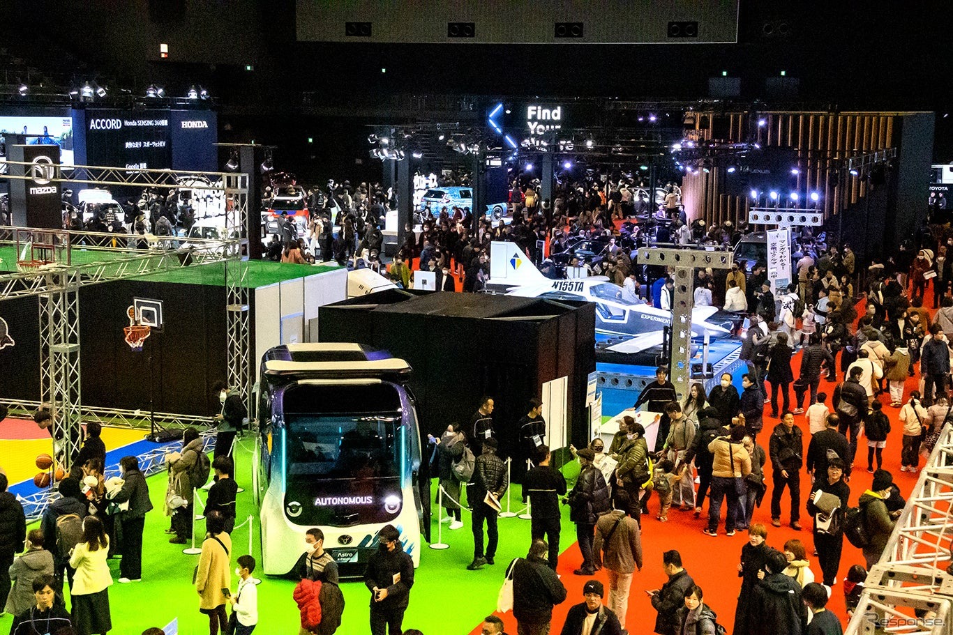 前回の福岡モビリティショー2023の様子