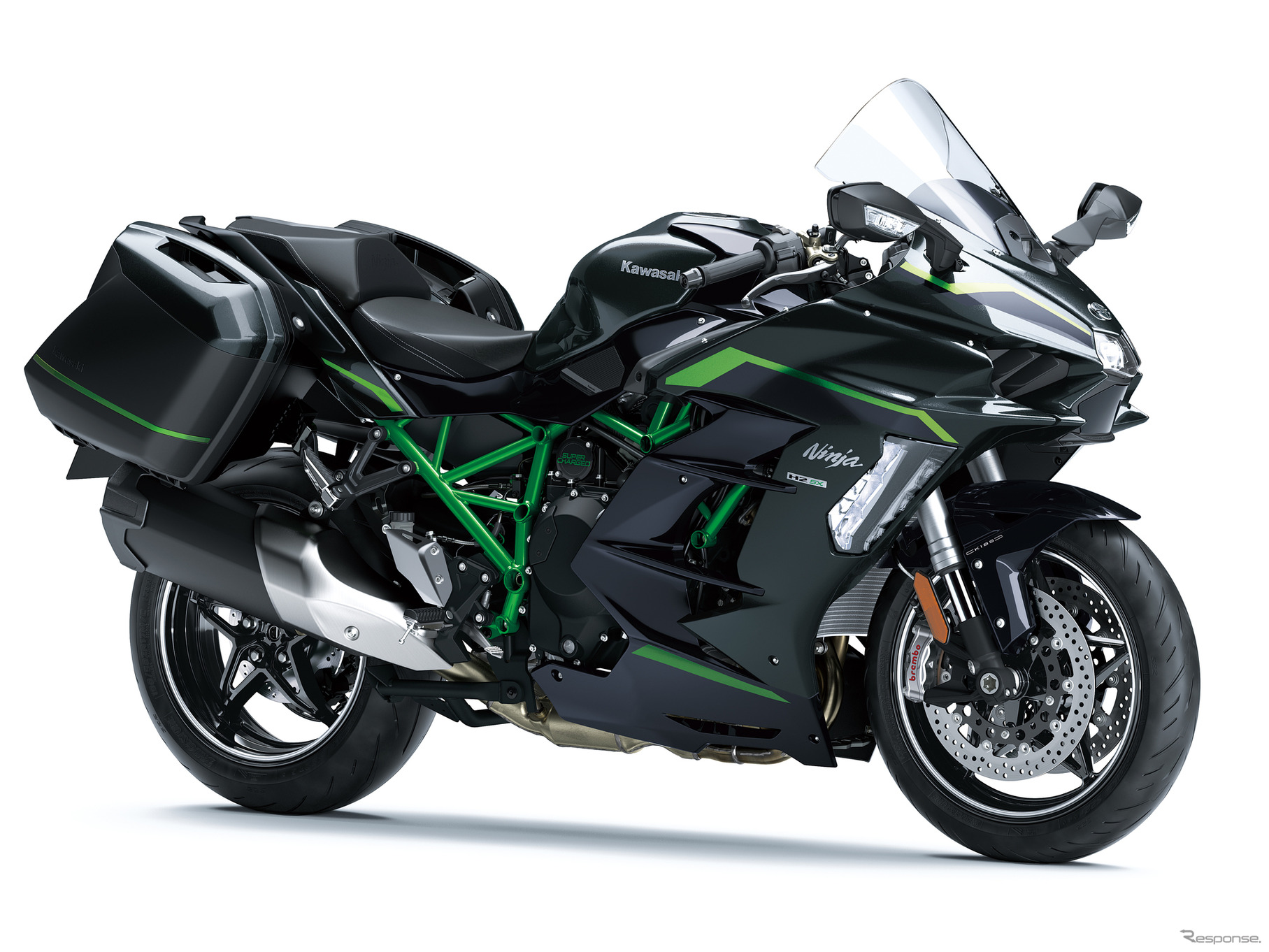 カワサキ Ninja H2 SX SE パニアケース（別売り）装着画像