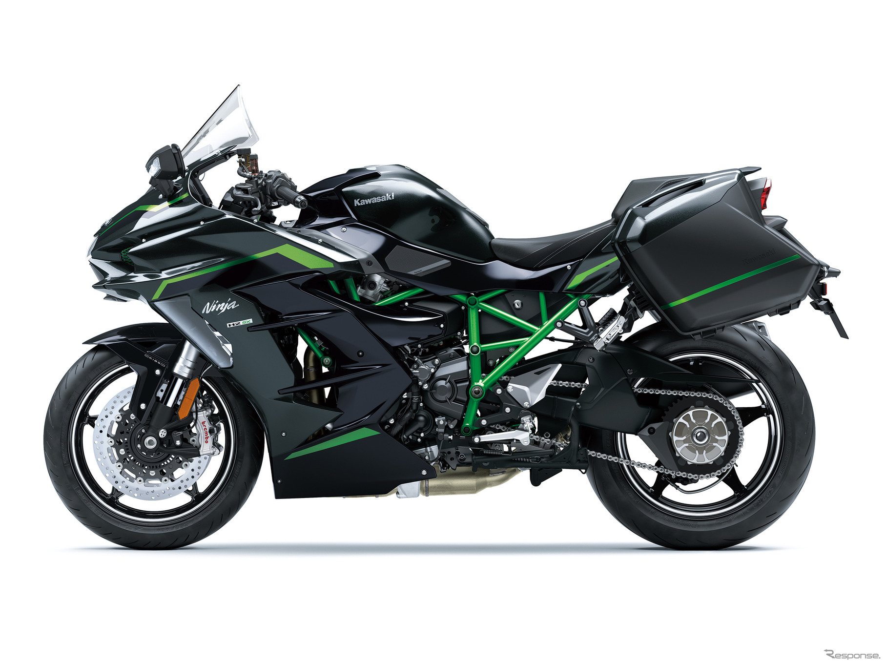 カワサキ Ninja H2 SX SE パニアケース（別売り）装着画像