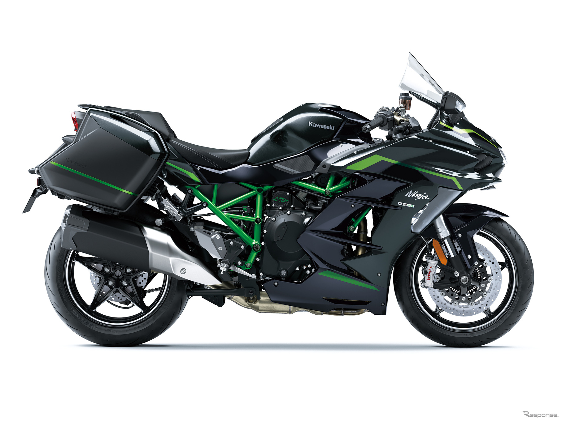 カワサキ Ninja H2 SX SE パニアケース（別売り）装着画像