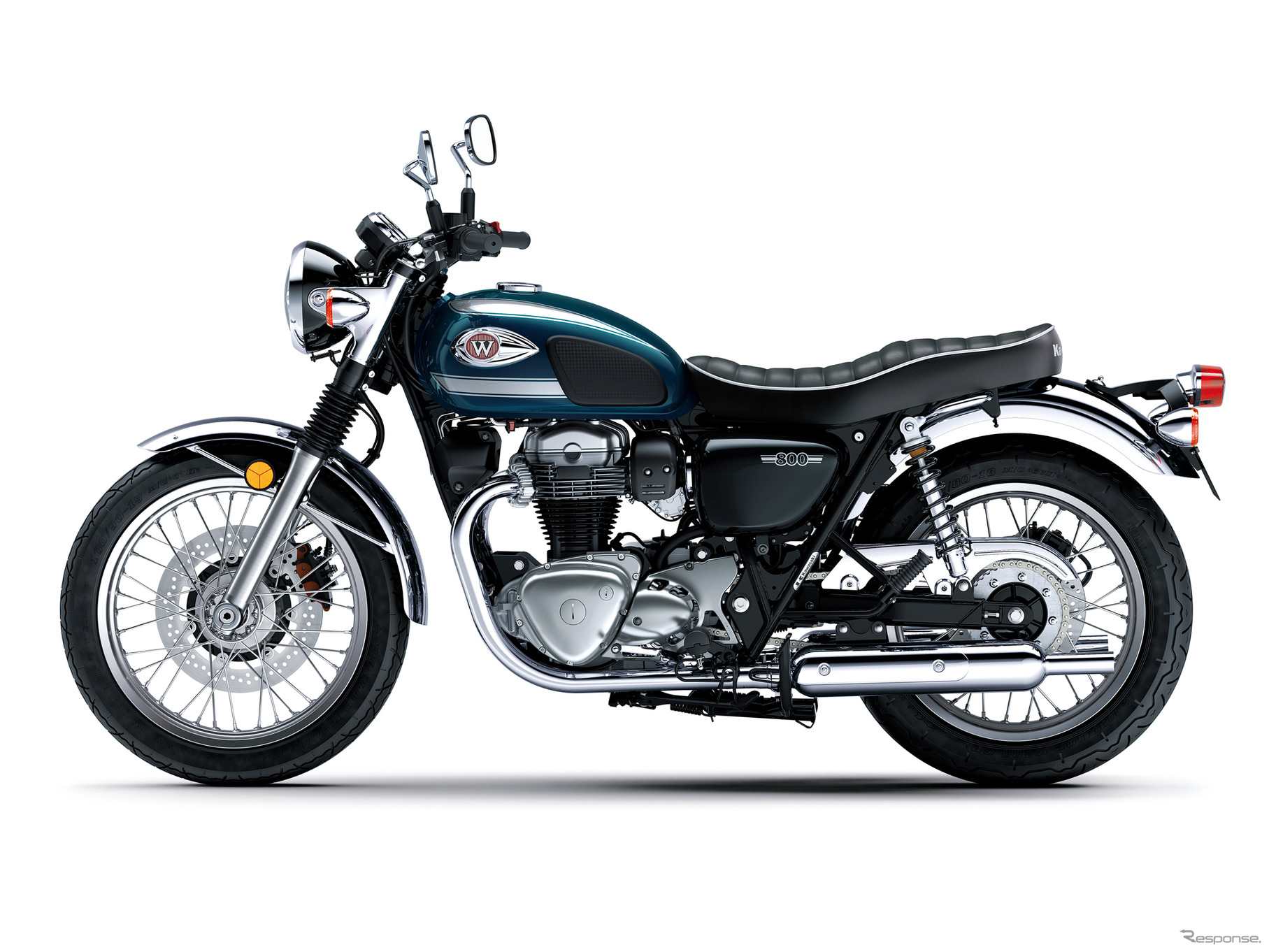 カワサキ W800 2026年モデル（メタリックディープブルー）