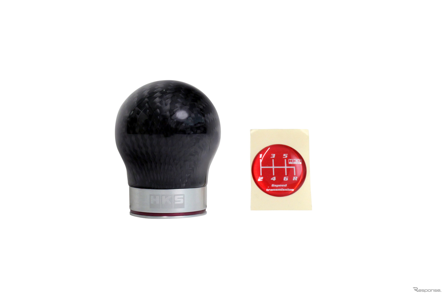 HKSのスバル車用「カーボン・シフトノブGRB/VAB」