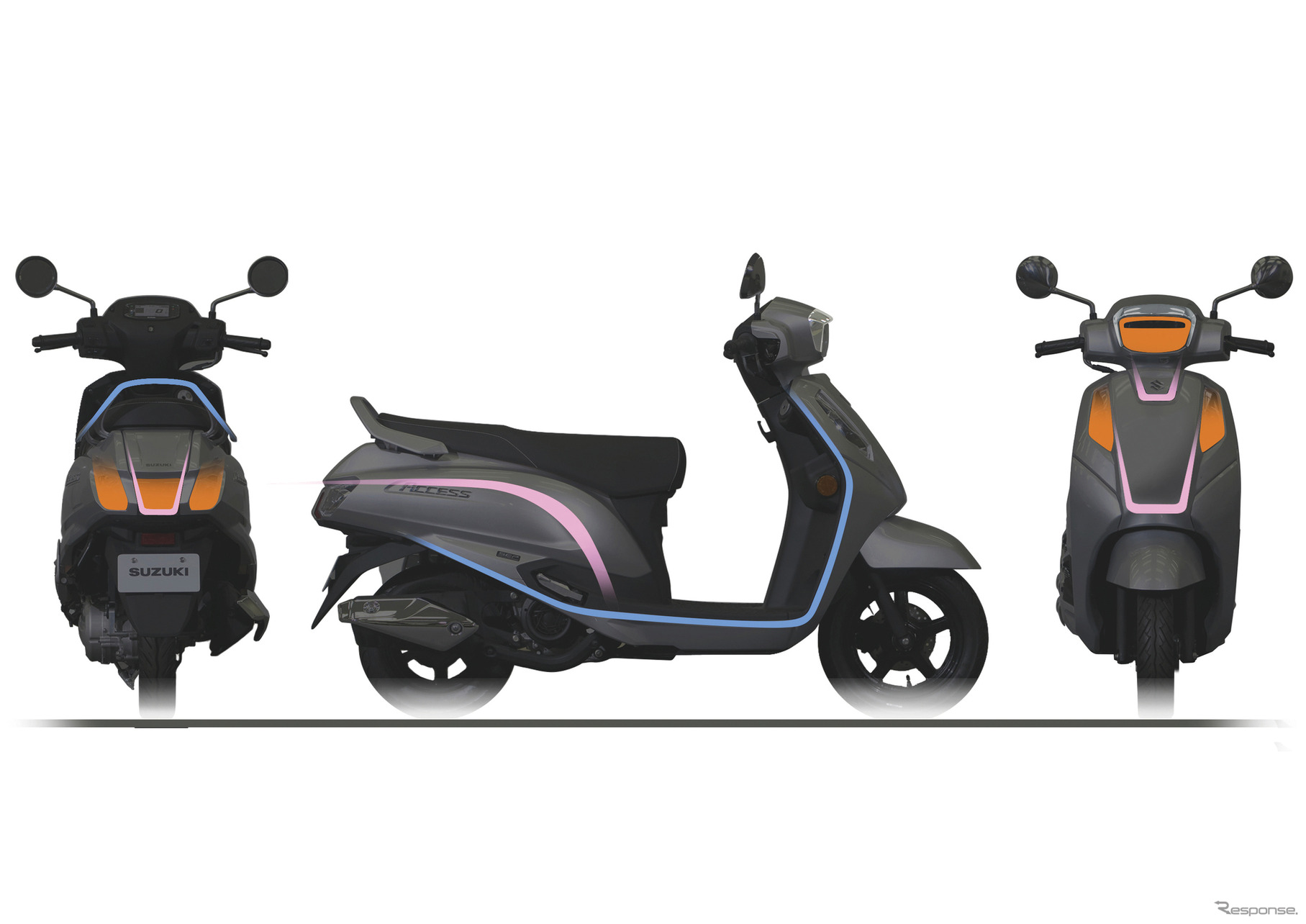デザインをフル刷新した新型アドレス125