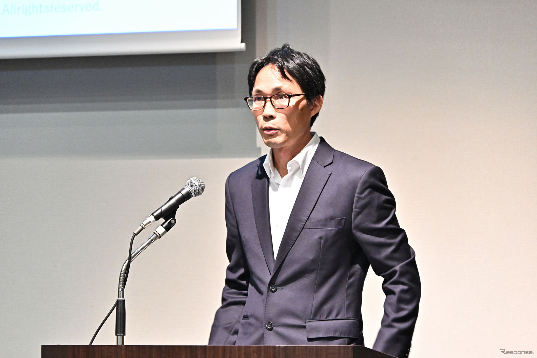 新型アドレス125開発チーフエンジニアの田鍬洋介（たぐわようすけ）氏