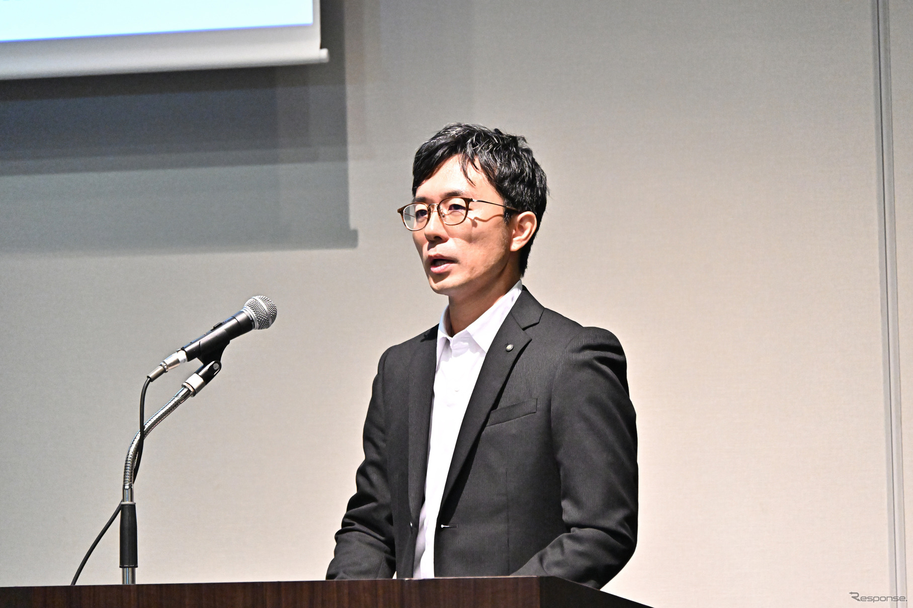 新型アドレス125開発チームの中で、エンジンを担当した山口純平（やまぐちじゅんぺい）氏