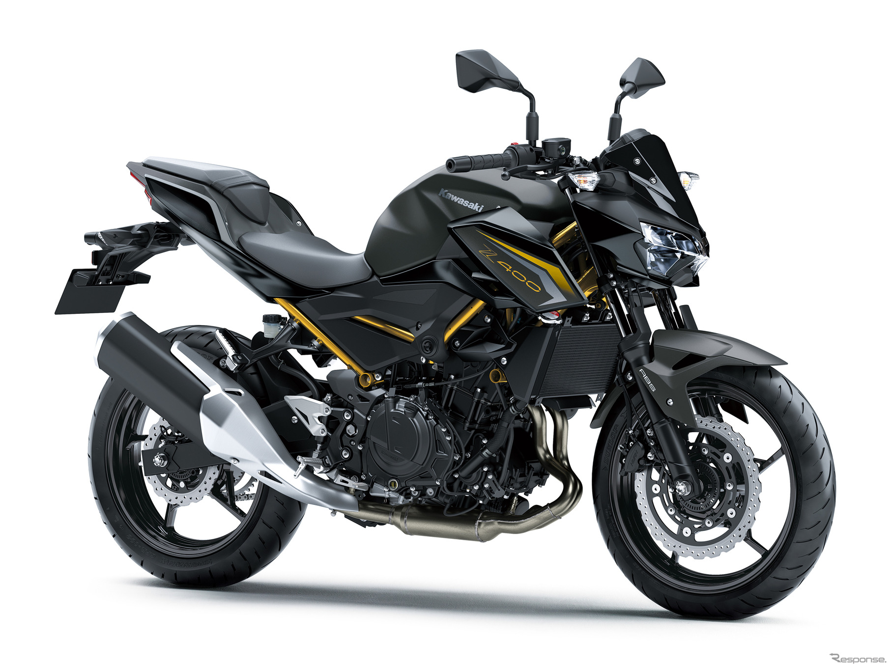 カワサキ Z400 2026年モデル（メタリックマットグラフェンスチールグレー×メタリックフラットスパークブラック）