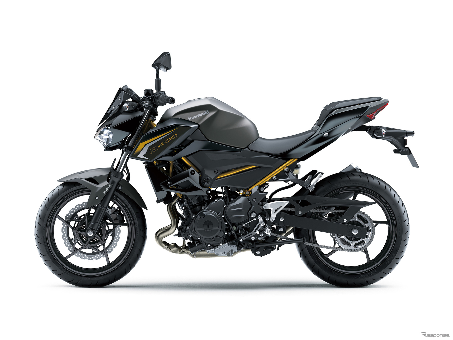 カワサキ Z400 2026年モデル（メタリックマットグラフェンスチールグレー×メタリックフラットスパークブラック）