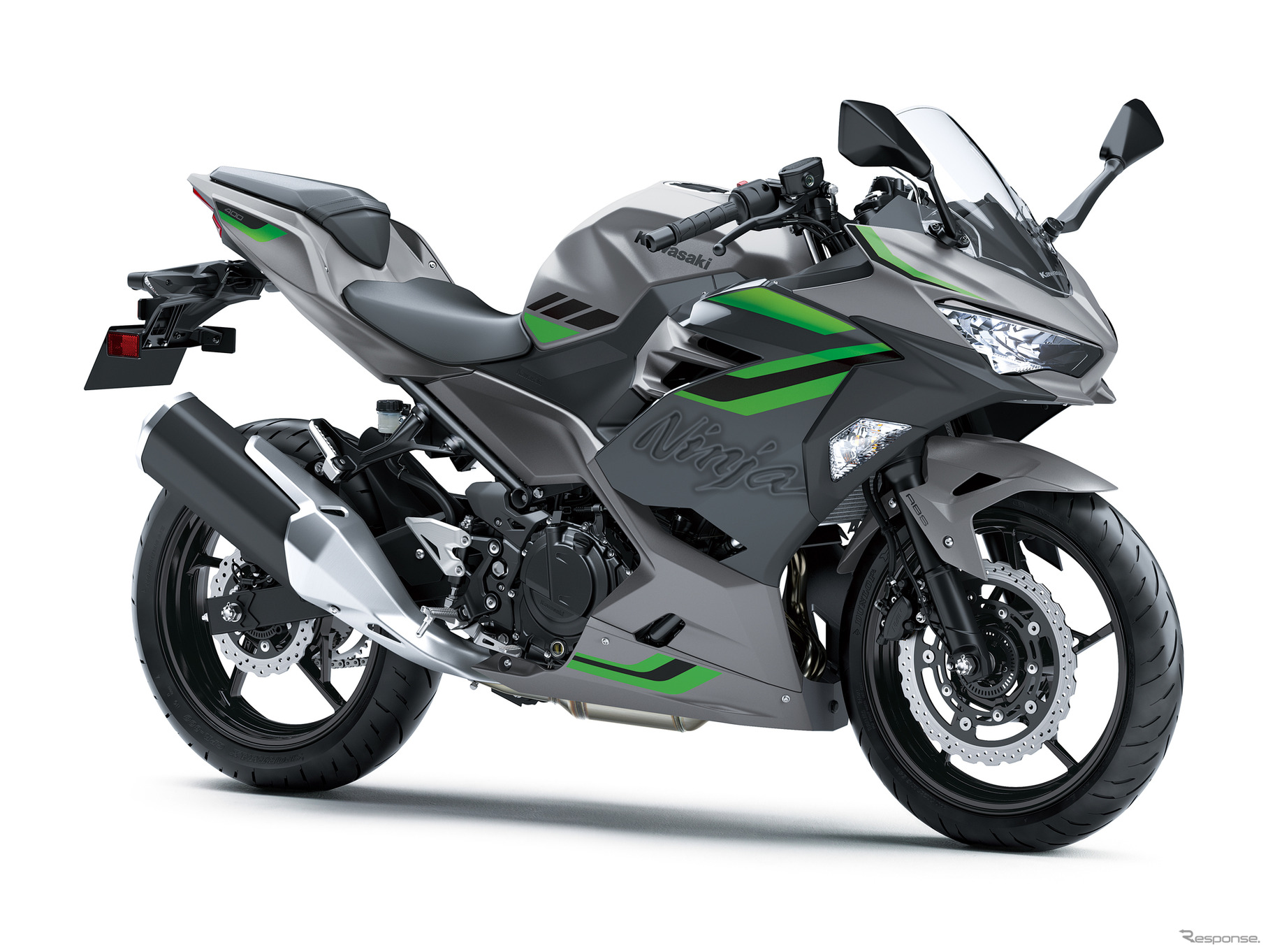 カワサキ Ninja 400 2026年モデル（メタリックマットグラファイトグレー×メタリックマグネティックダークグレー）