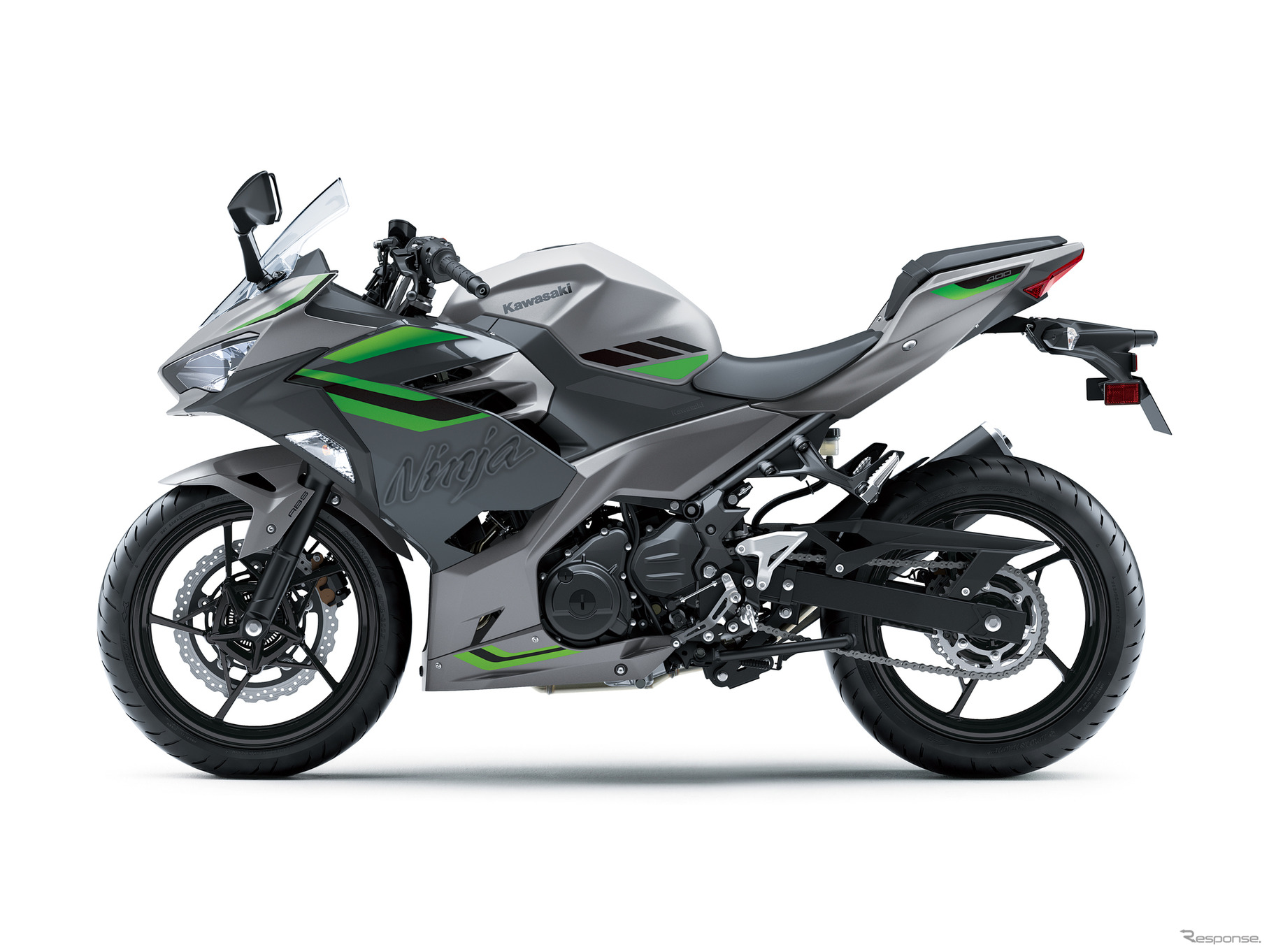 カワサキ Ninja 400 2026年モデル（メタリックマットグラファイトグレー×メタリックマグネティックダークグレー）