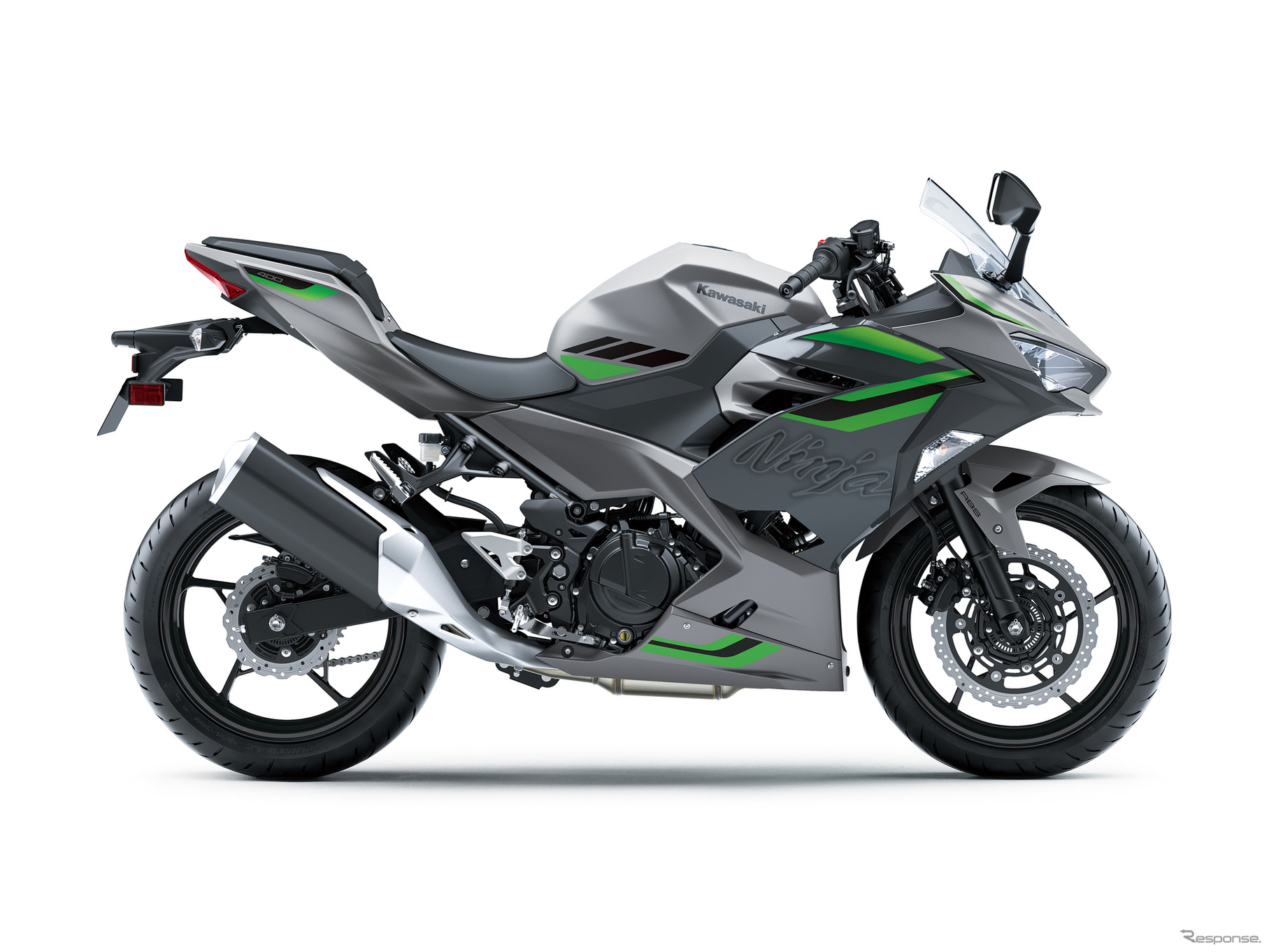 カワサキ Ninja 400 2026年モデル（メタリックマットグラファイトグレー×メタリックマグネティックダークグレー）