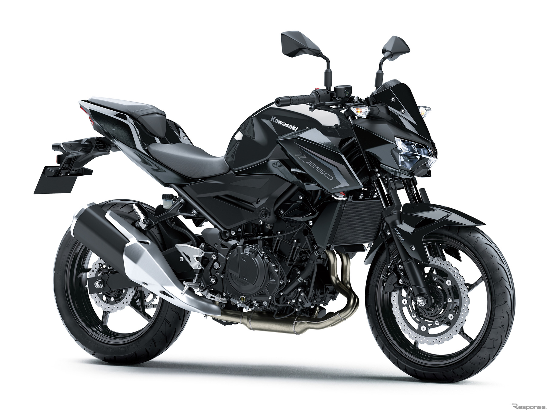 カワサキ Z250 2026年モデル（エボニー×メタリックカーボングレー）