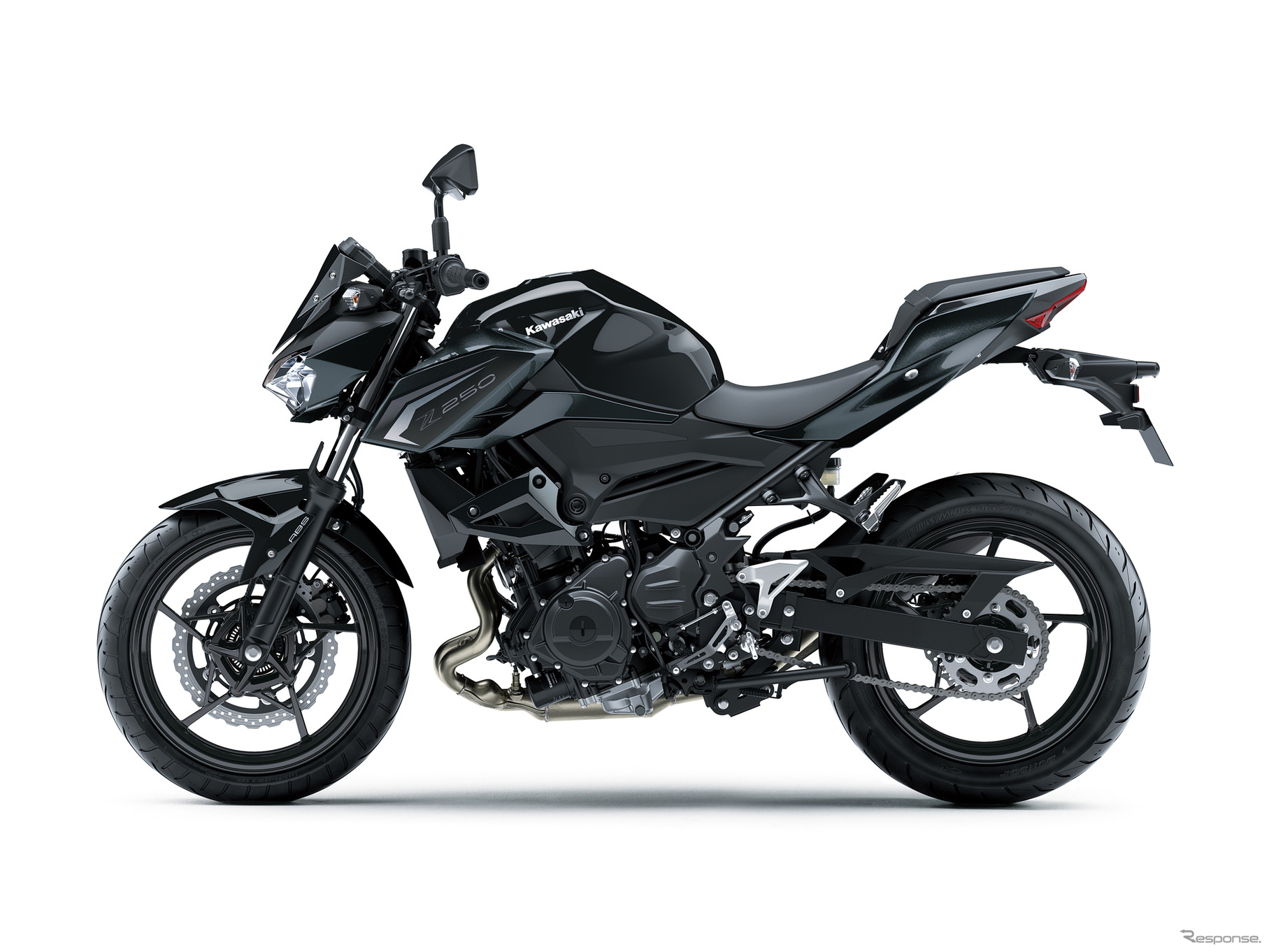 カワサキ Z250 2026年モデル（エボニー×メタリックカーボングレー）
