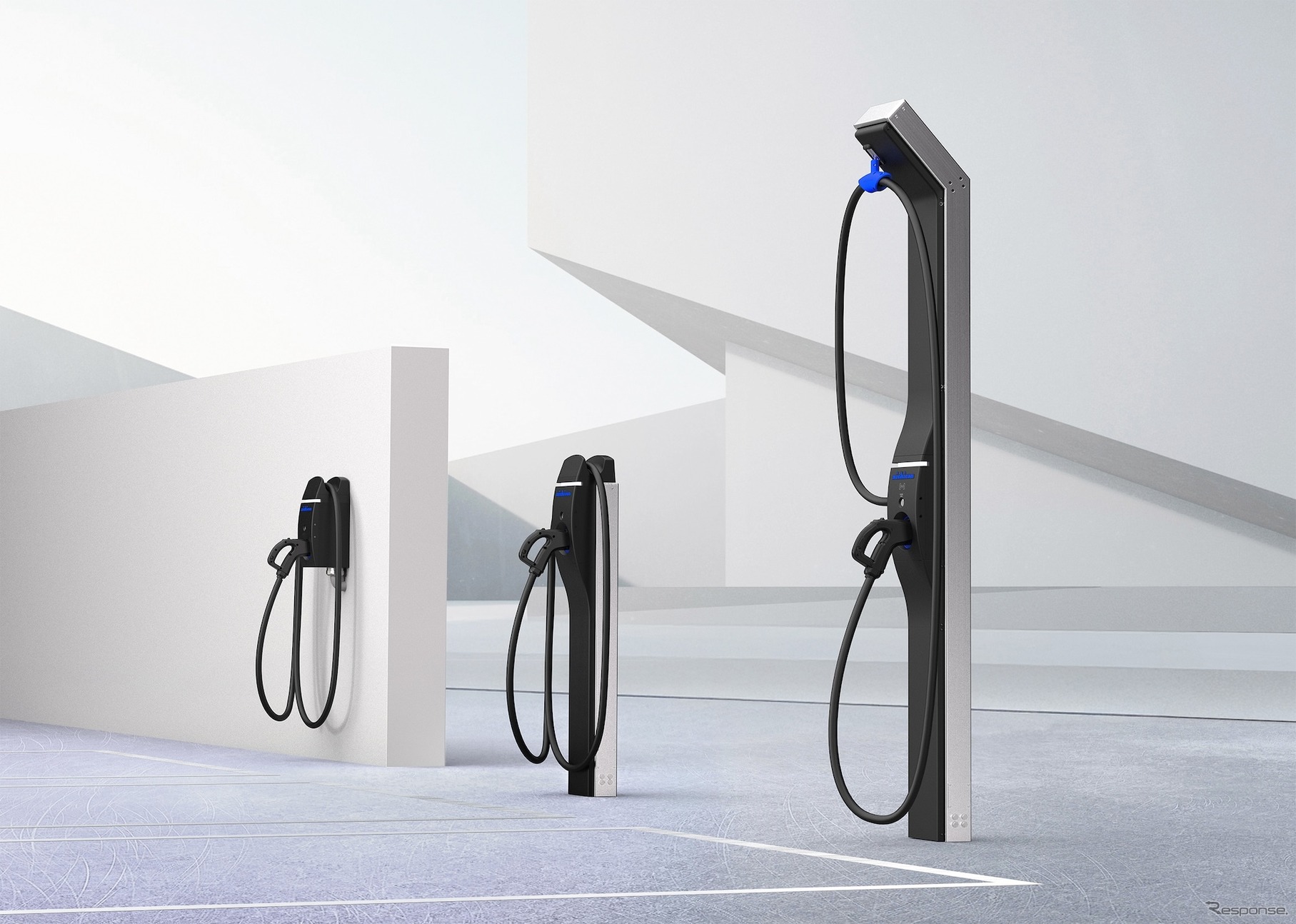 商用EV向け「サイクリックマルチ充電器」