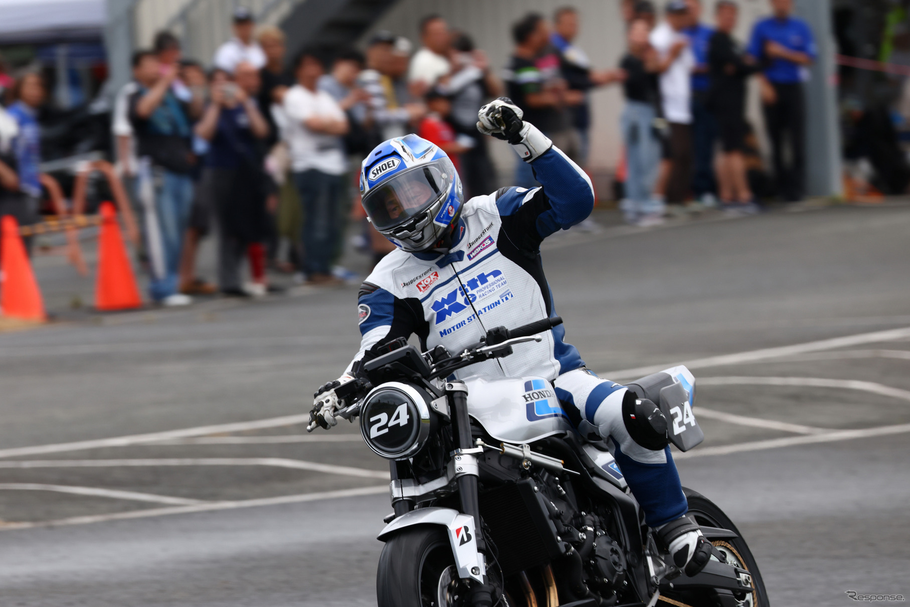 「鉄馬レース」第一ヒート、第二ヒートで優勝を飾った丸山浩氏