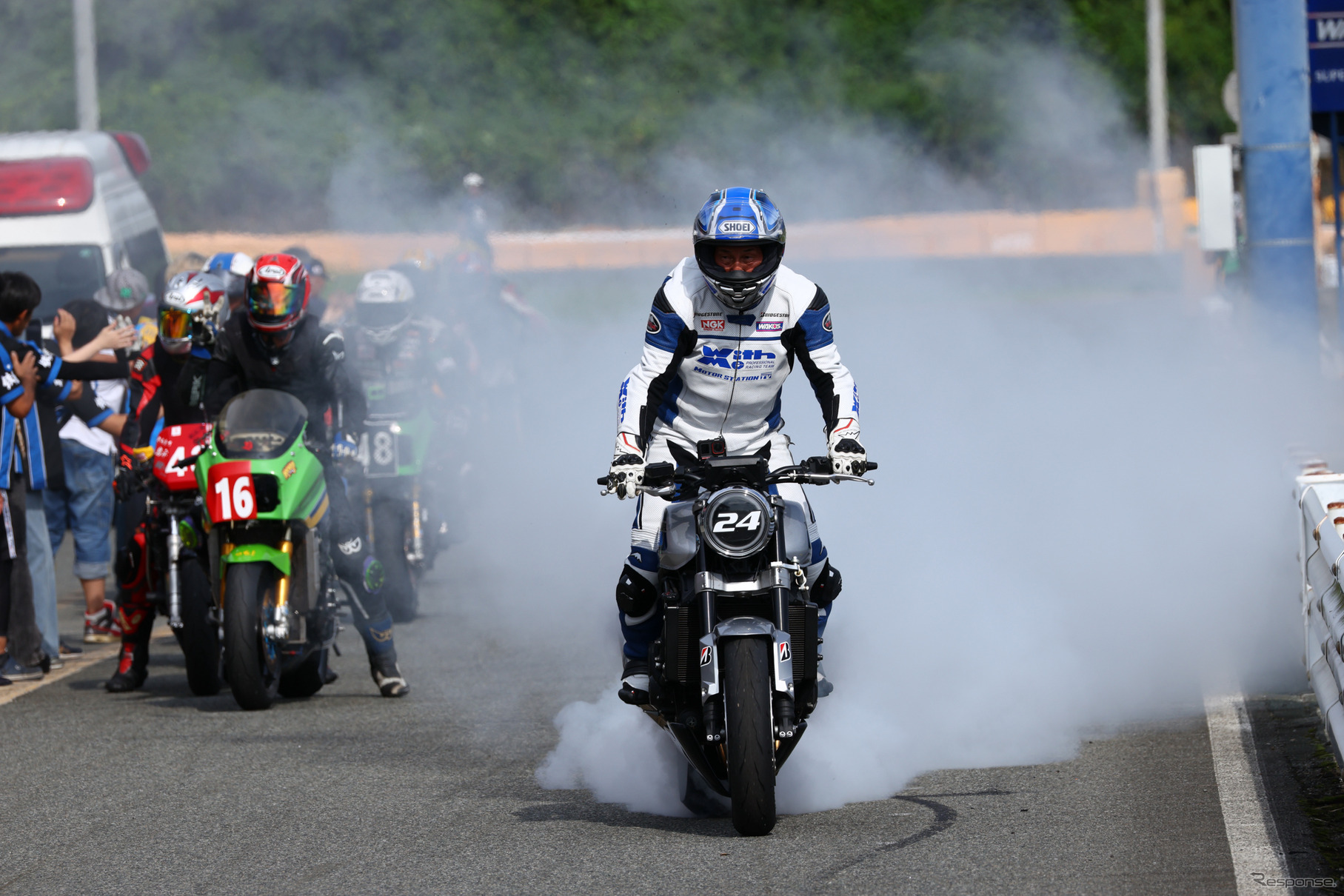 「鉄馬レース」に参戦したホンダ『CB1000F Concept』