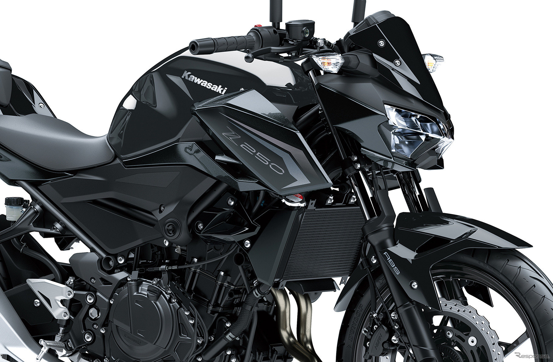 カワサキ Z250 2026年モデル（エボニー×メタリックカーボングレー）