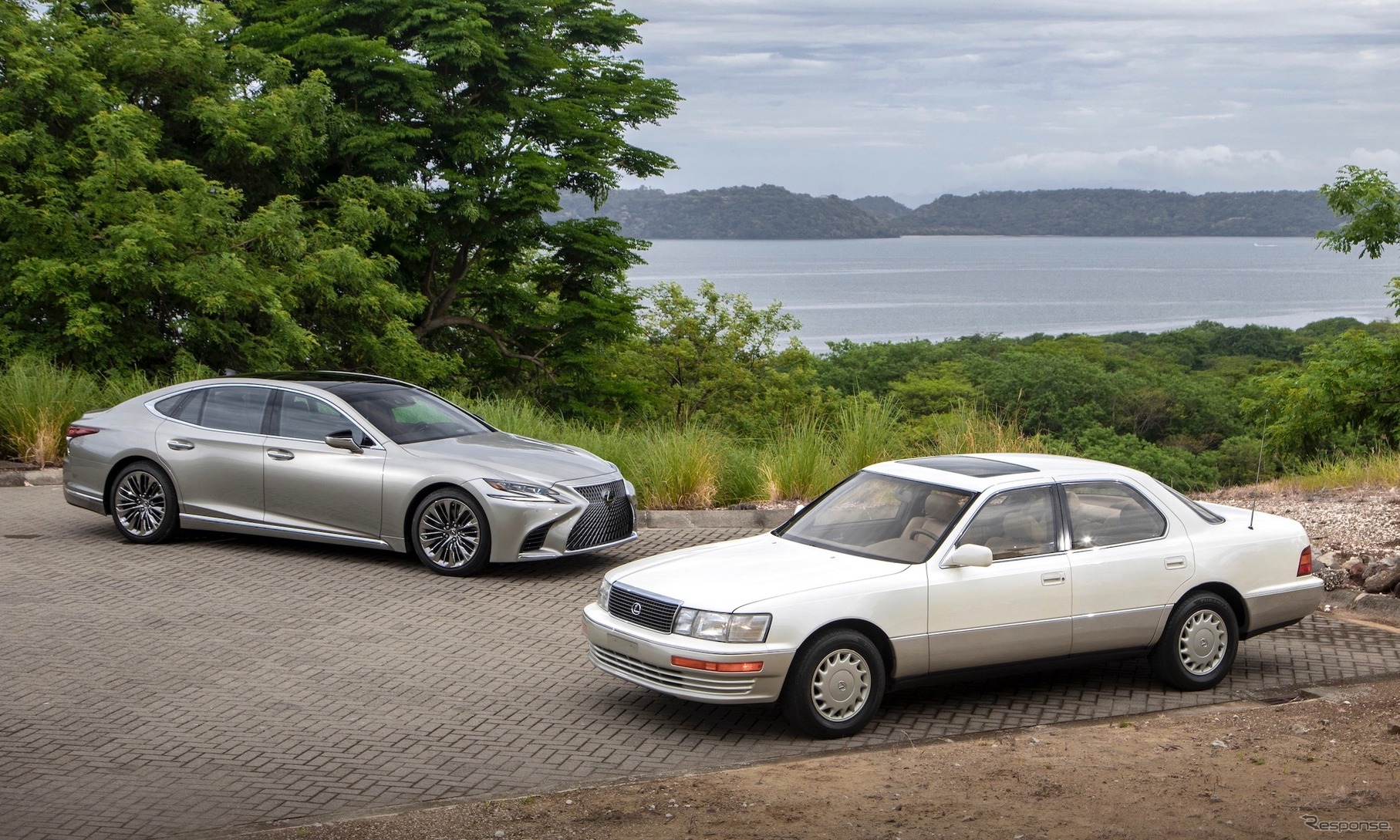 1990年のLS400と2019年のLS500
