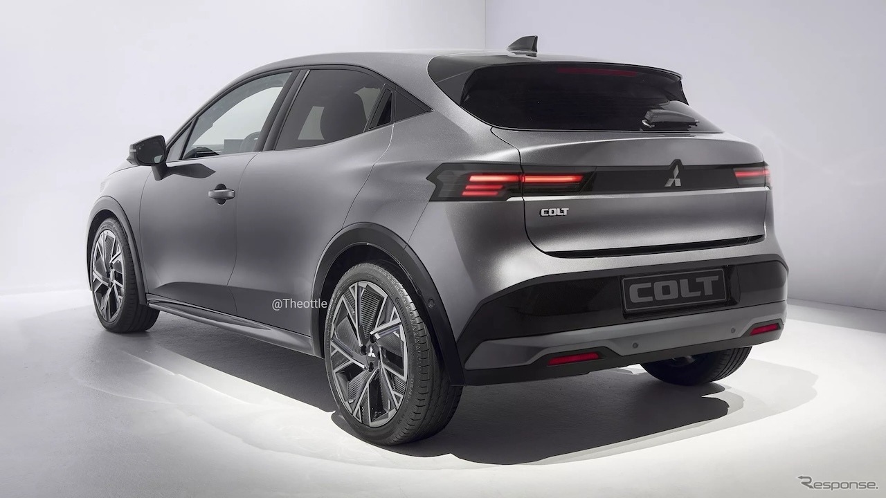 三菱 コルト 次期型の予想CG