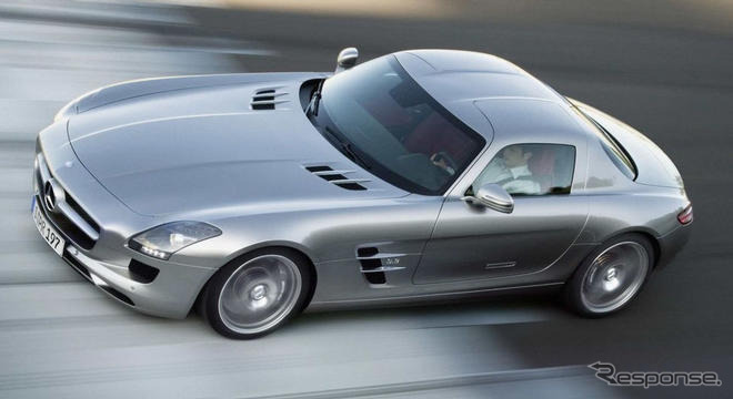 【フランクフルトモーターショー09】メルセデスベンツ SLS AMG…ガルウイングが復活