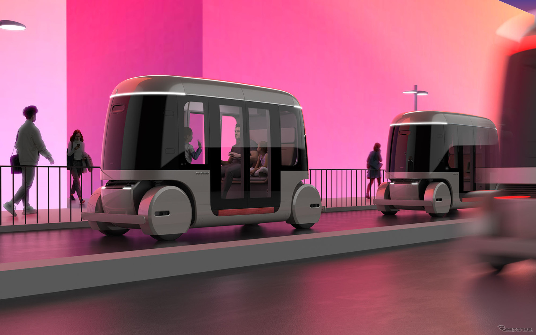 Glydwaysのオンデマンドの都市交通システム「Glydcar」