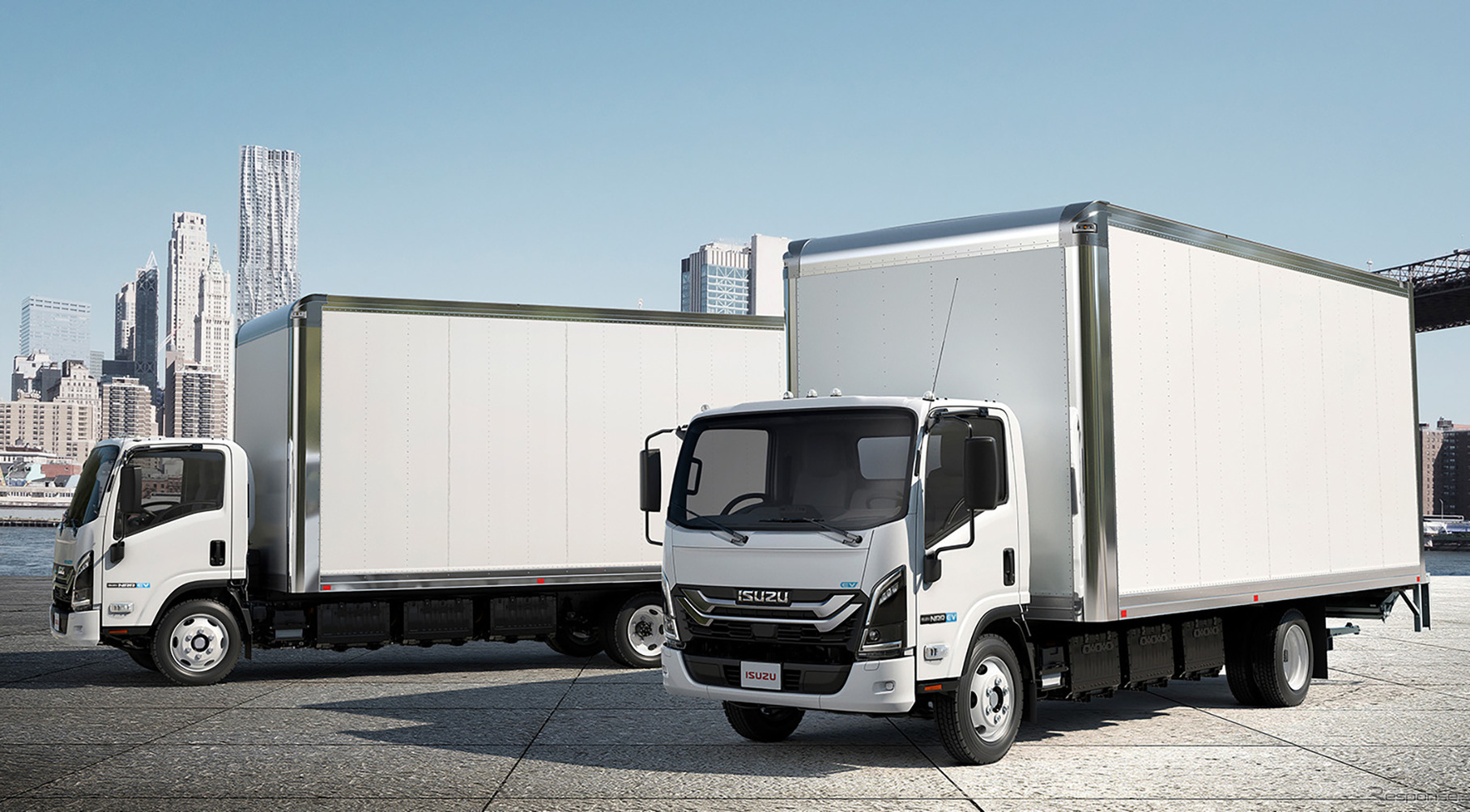 米国向けのいすゞの新型電動トラック『NRR-EV』（参考画像）