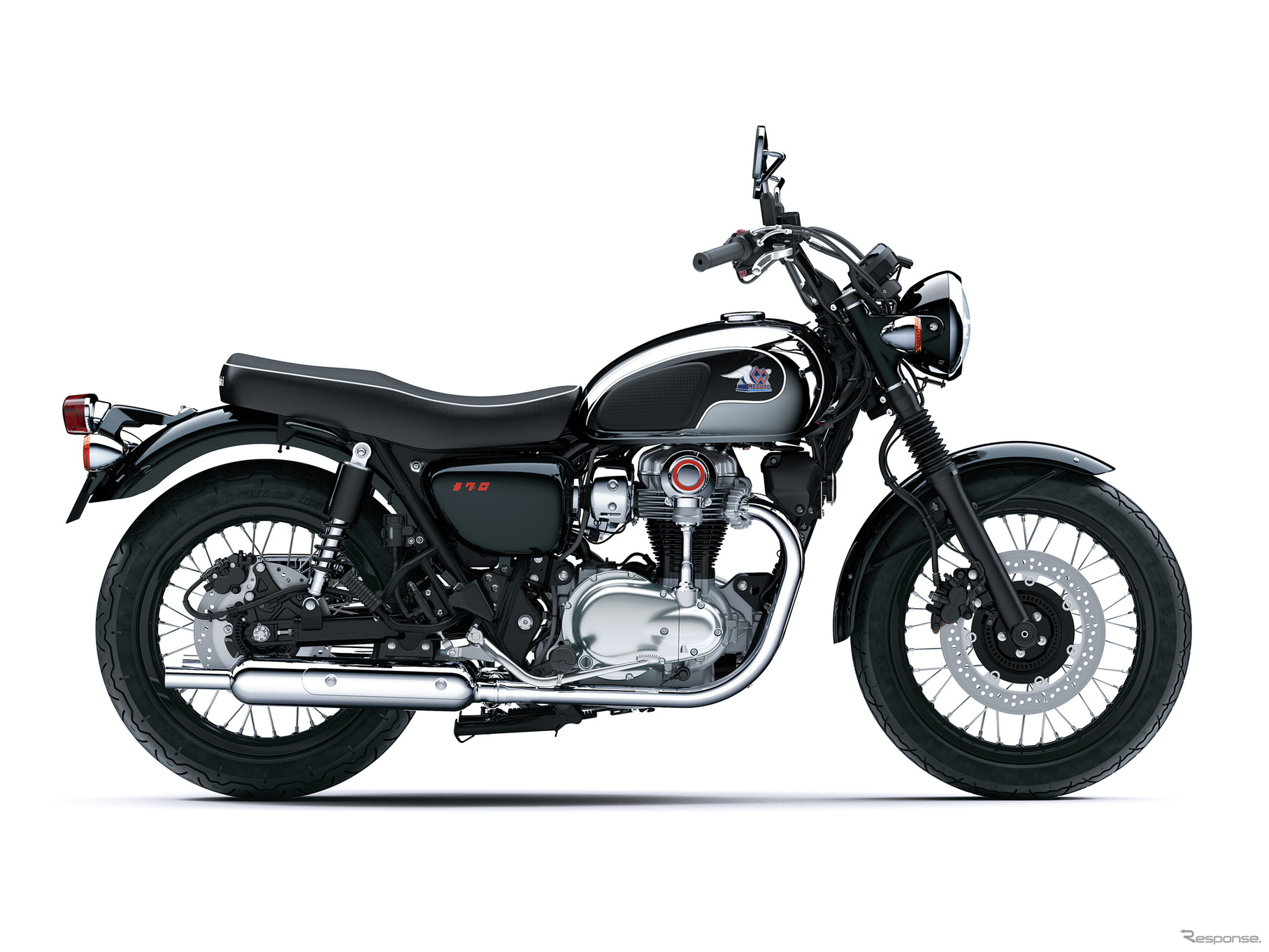 カワサキ メグロK3 2026年モデル（ミラーコートブラック×エボニー）