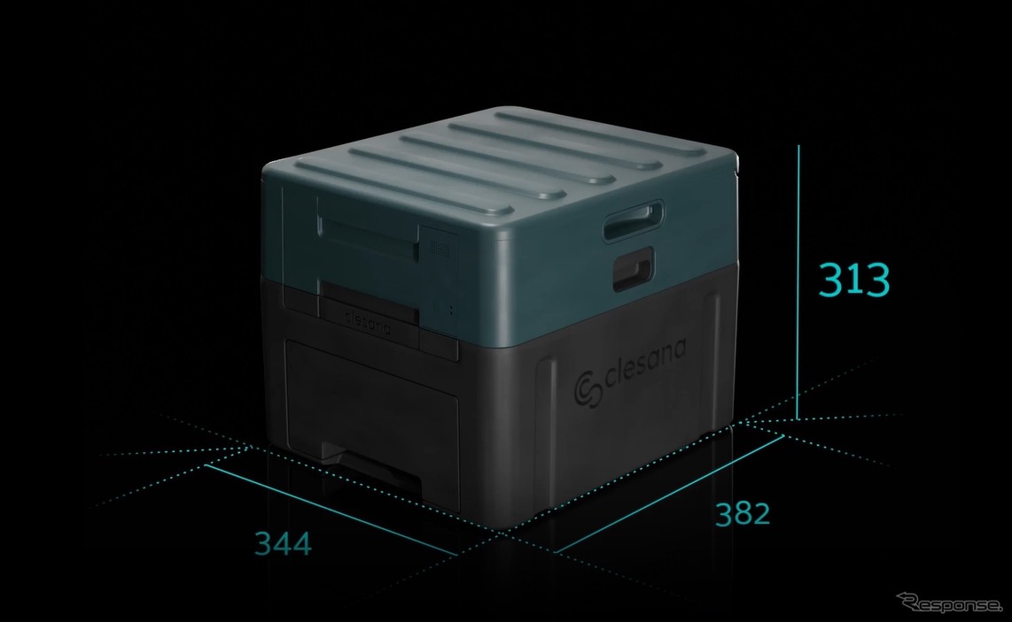 水を使わず自動密閉するトイレ「Clesana X1」