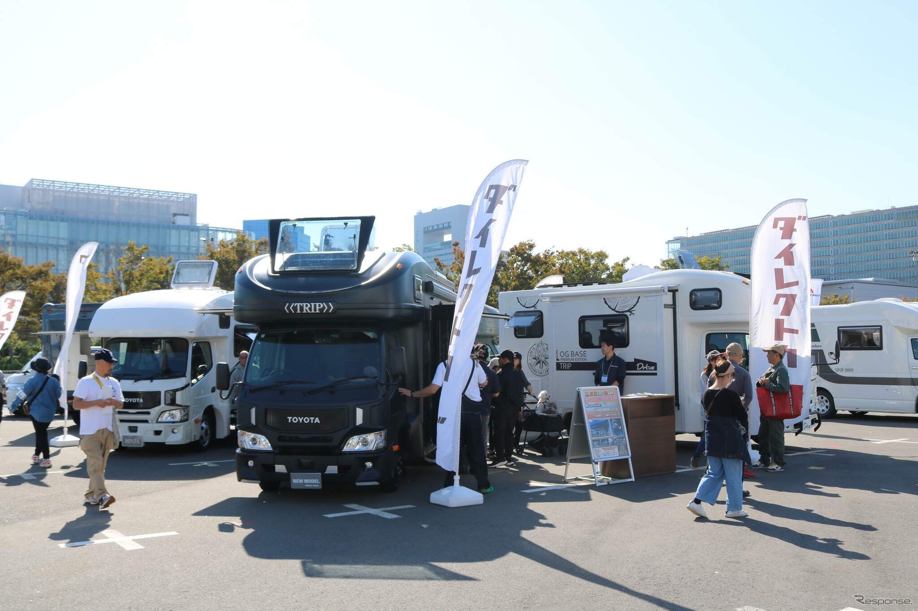 お台場キャンピングカーフェア 会場風景