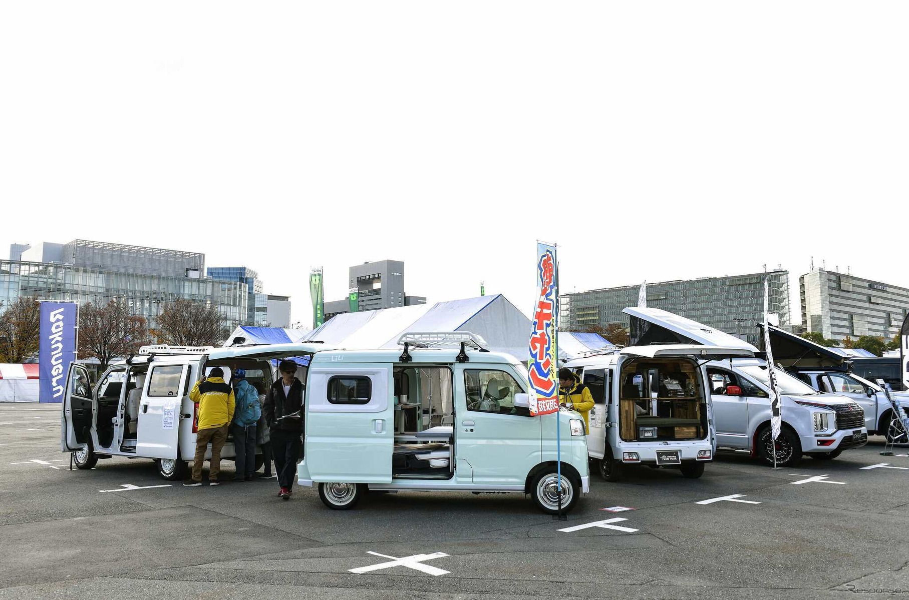 お台場キャンピングカーフェア 会場風景