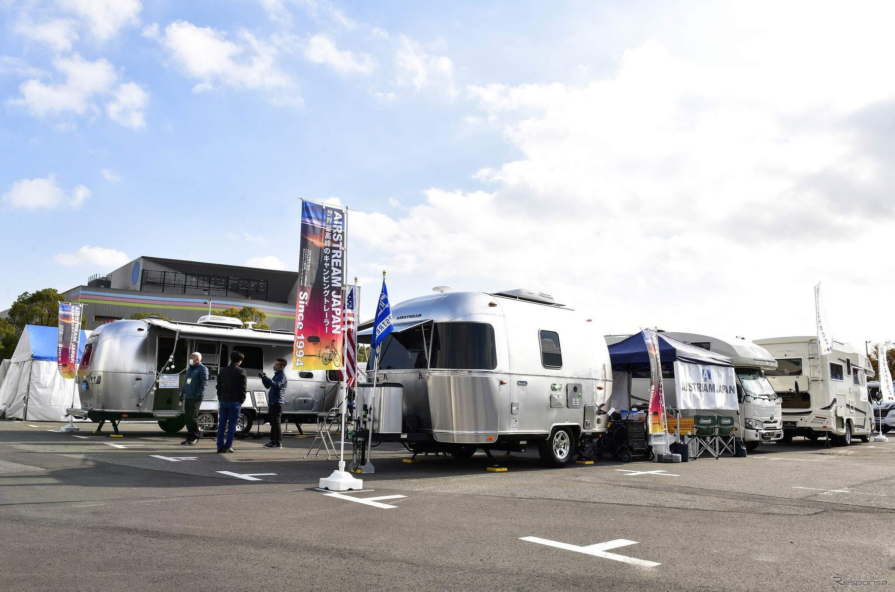 お台場キャンピングカーフェア 会場風景