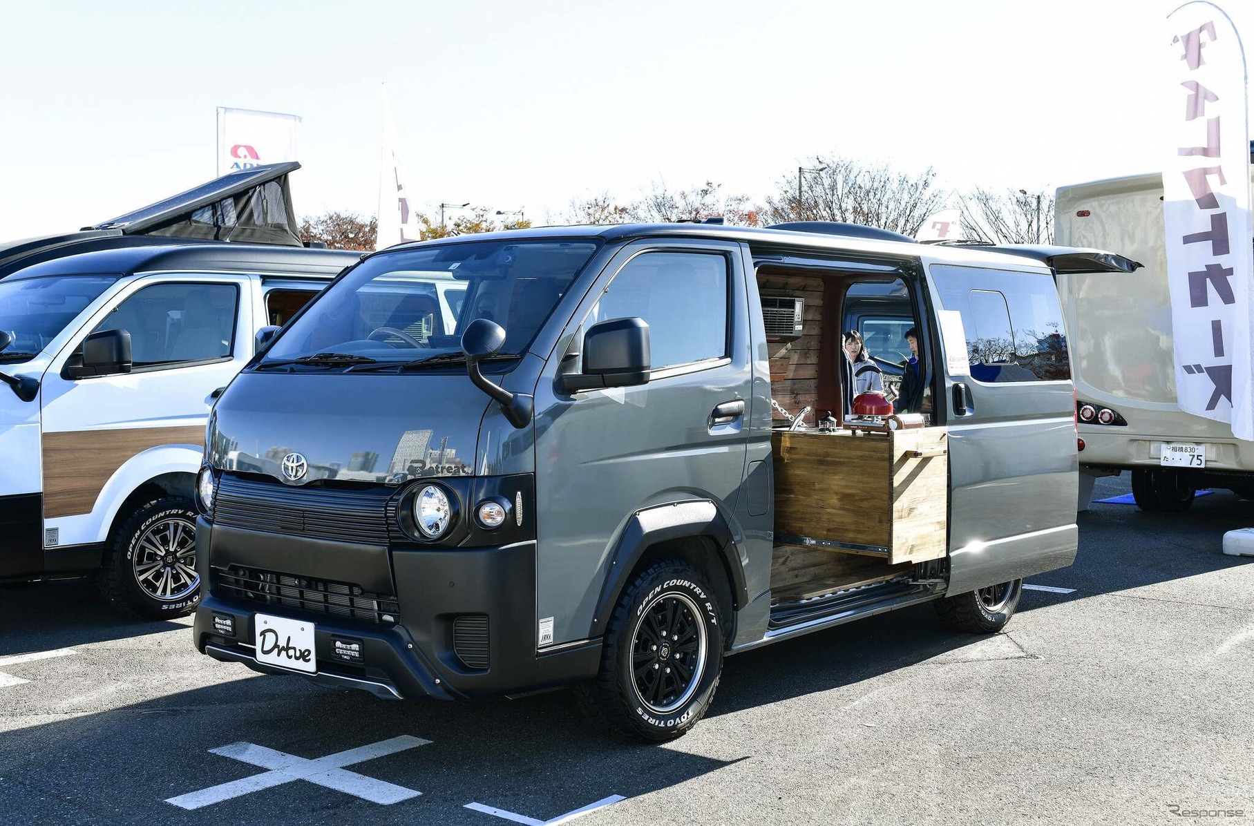 お台場キャンピングカーフェア 会場風景