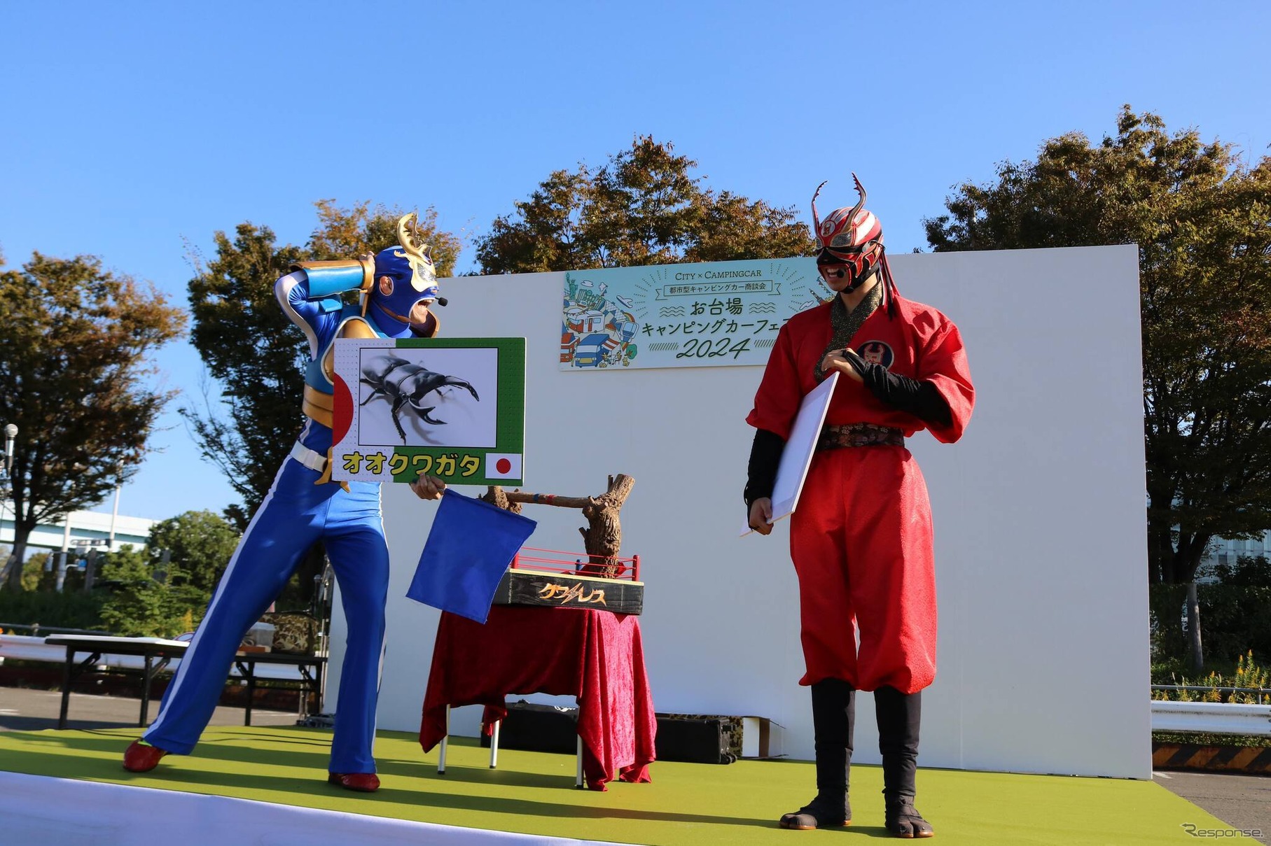 お台場キャンピングカーフェア 会場風景