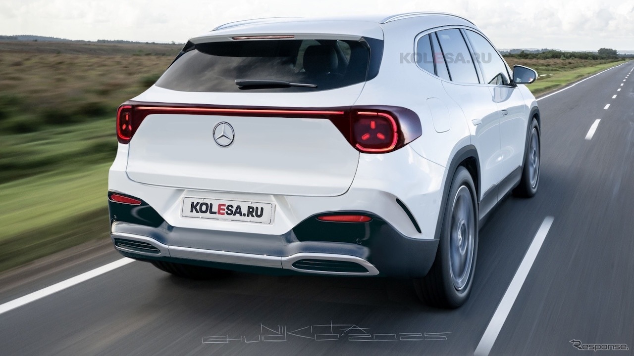 メルセデスベンツ GLA 次世代型の予想CG