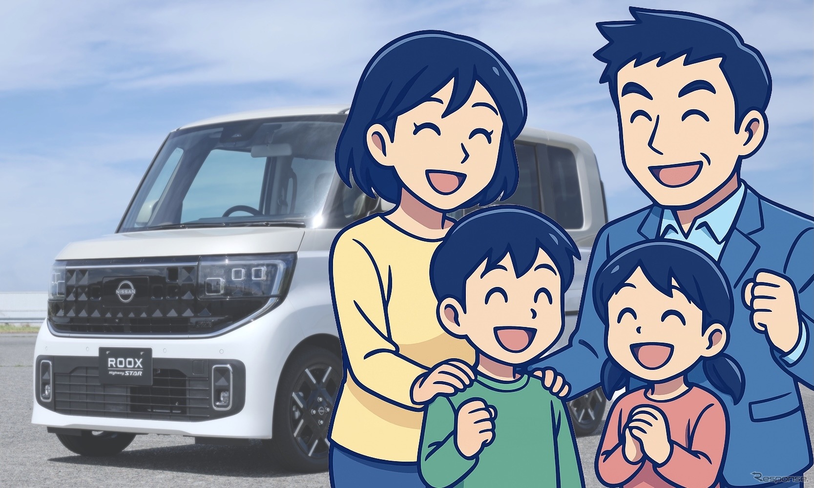 日産 ルークス 新型（イメージ）