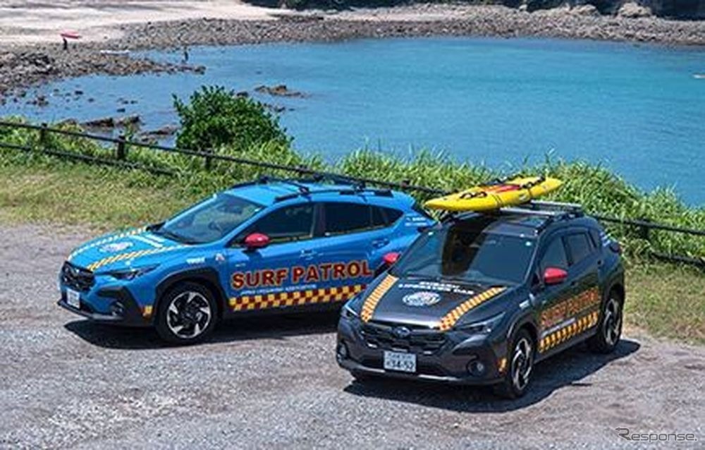 スバル車がライフセービング活動を支援