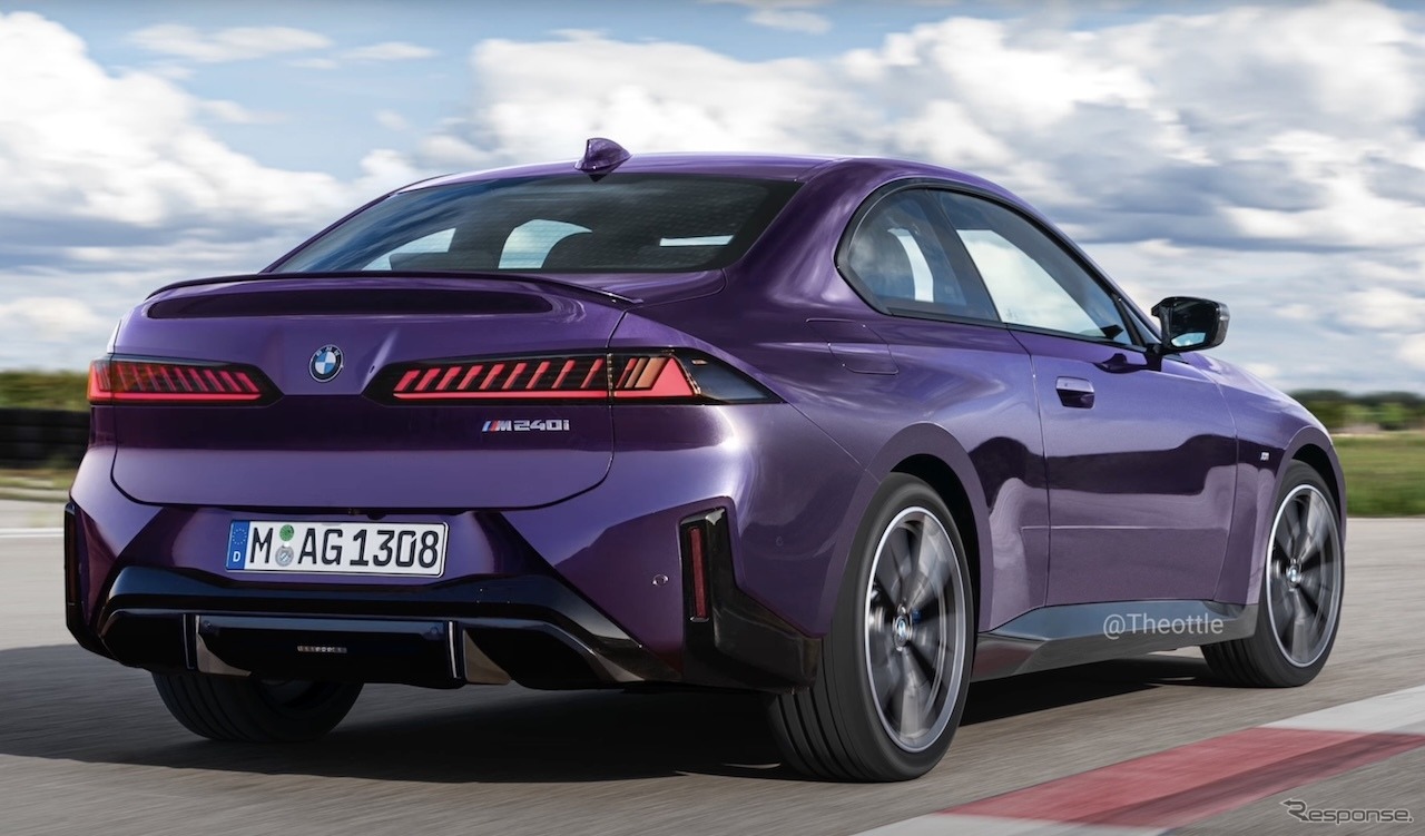 BMW 2シリーズ 改良新型の予想CG