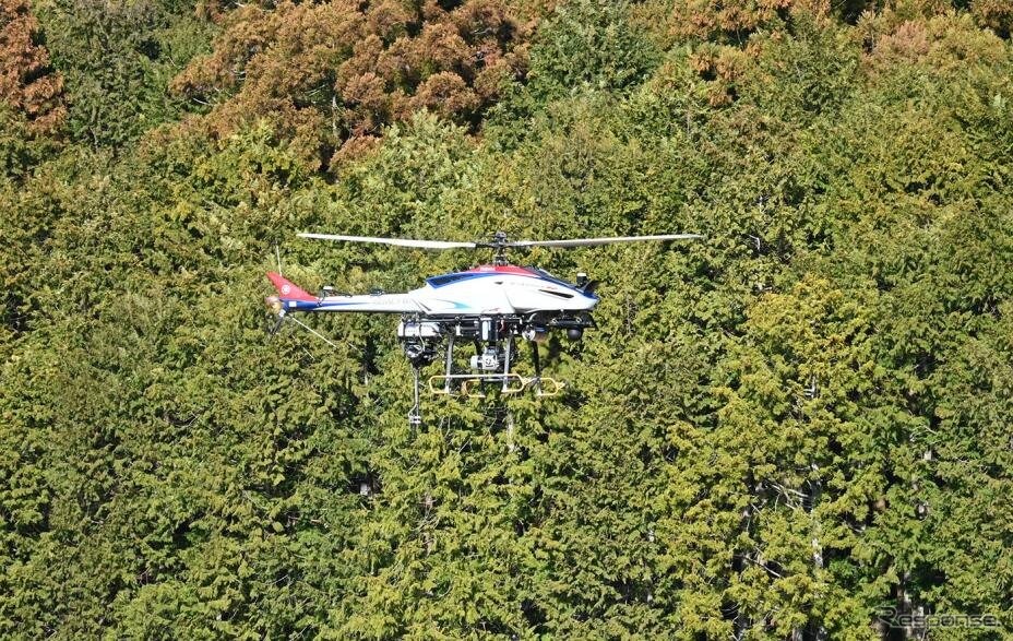 ヤマハ発動機の産業用無人ヘリコプター