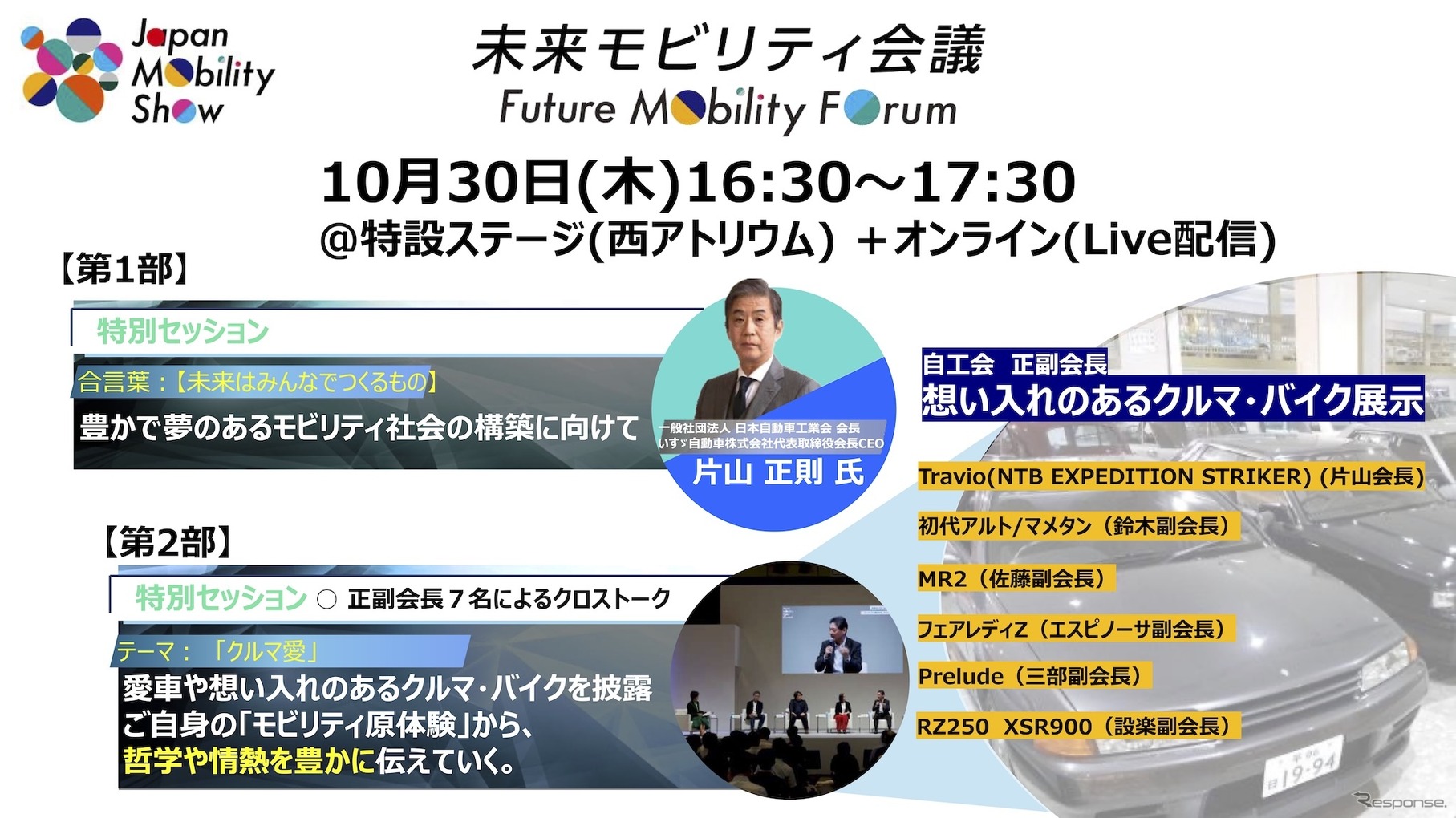 ジャパンモビリティショー2025：未来モビリティ会議